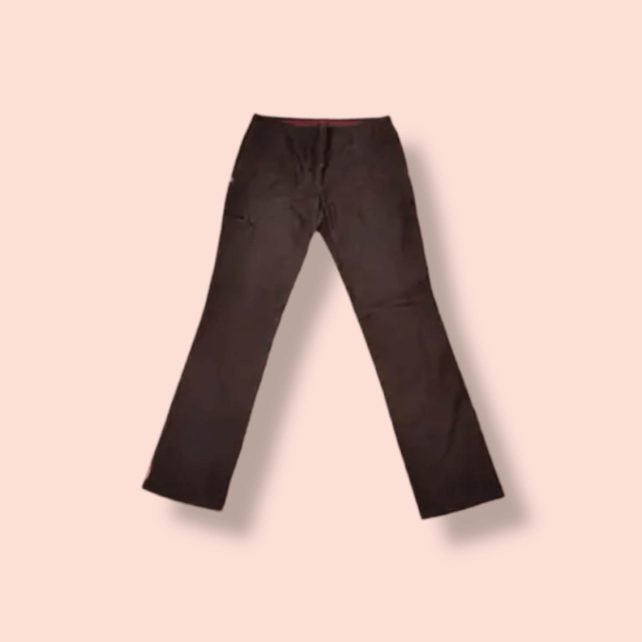 VINTAGE PRADA SPORTS DARK BROWN CASUAL PANTS