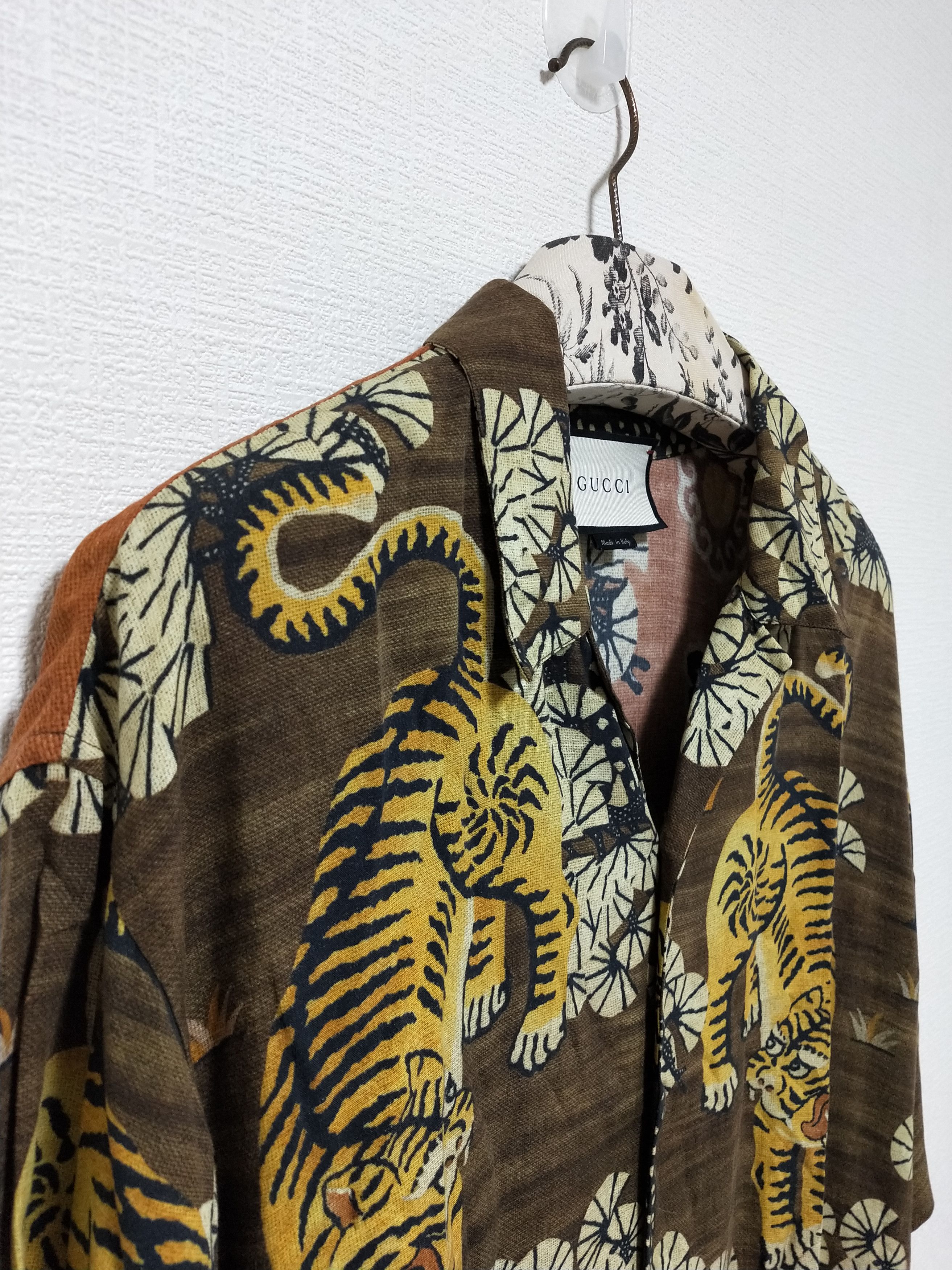 Gucci Bengal Tiger Button Up Shirt Size US L / EU 52-54 / 3 - 3 Thumbnail