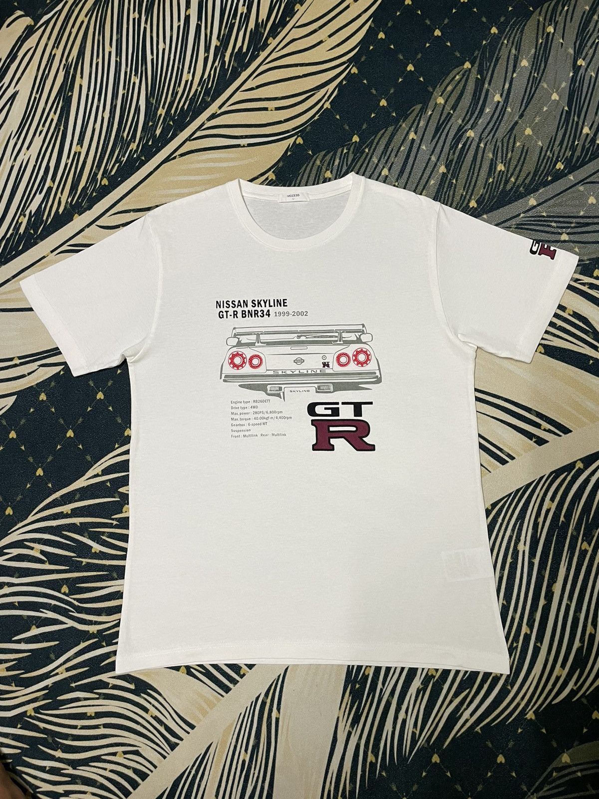 Japanese Brand × Vintage Vintage Nissan Skyline GT-R BNR34 Rare Size US L / EU 52-54 / 3 - 1 Thumbnail