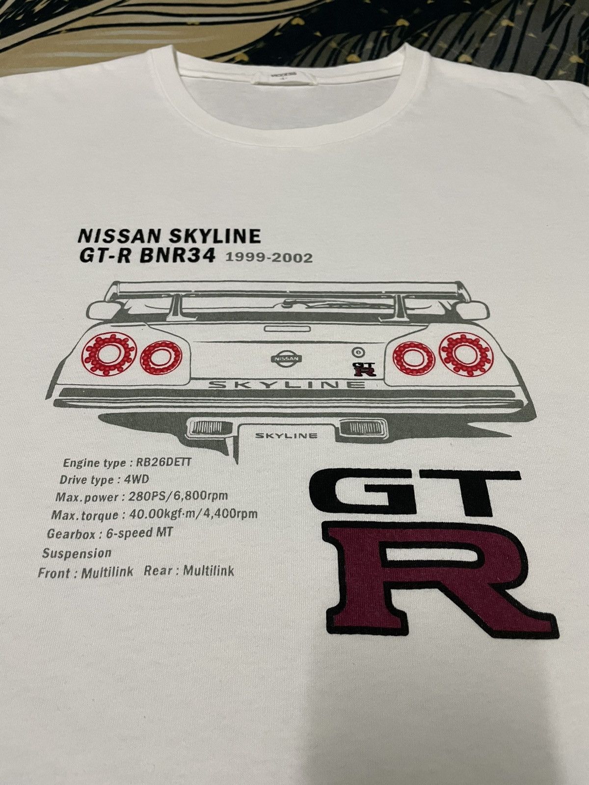 Japanese Brand × Vintage Vintage Nissan Skyline GT-R BNR34 Rare Size US L / EU 52-54 / 3 - 2 Thumbnail
