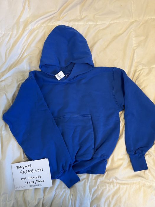 Gap YEEZY GAP PERFECT HOODIE BLUE | Grailed