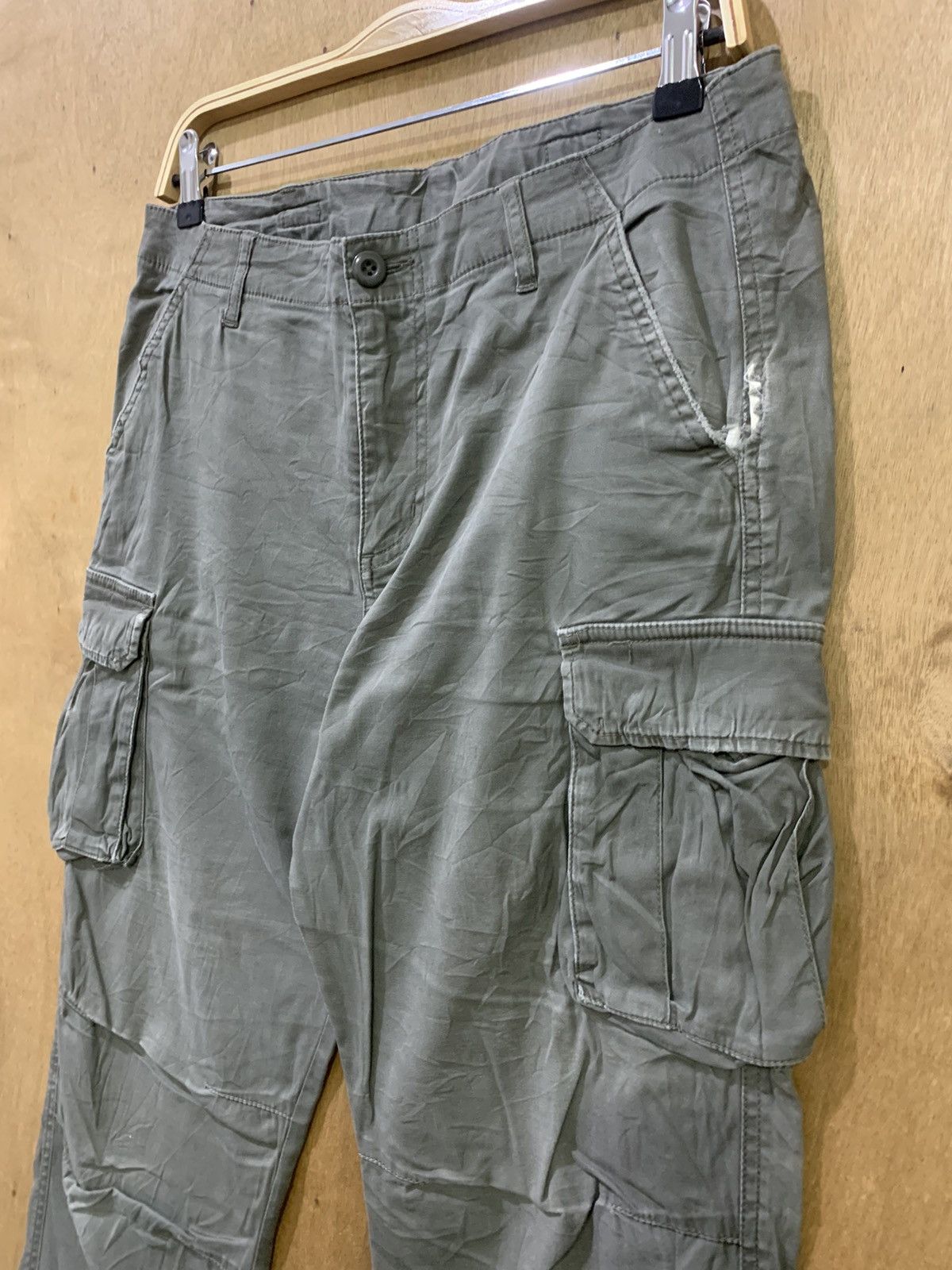 Japanese Brand × Seditionaries Double Knee Baggy Multipocket Tactical Utility Cargo Pant Size US 31 - 7 Thumbnail