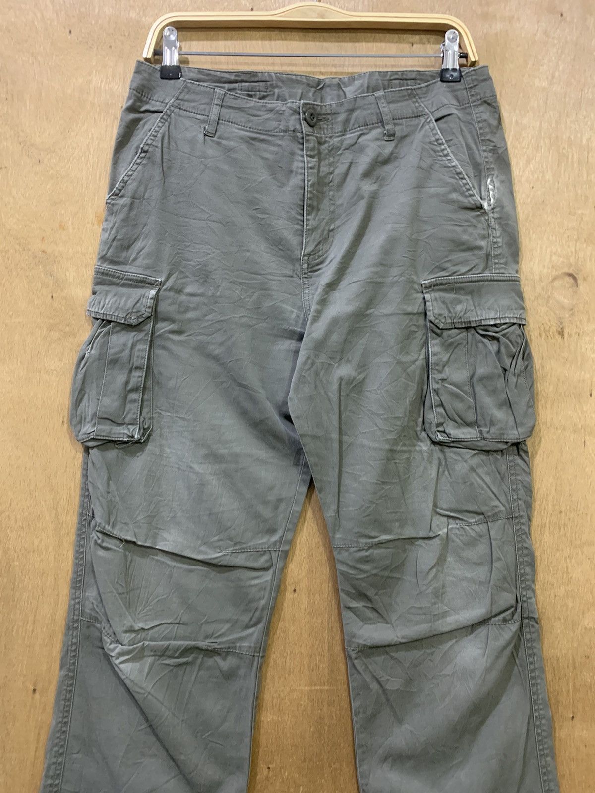 Japanese Brand × Seditionaries Double Knee Baggy Multipocket Tactical Utility Cargo Pant Size US 31 - 4 Thumbnail