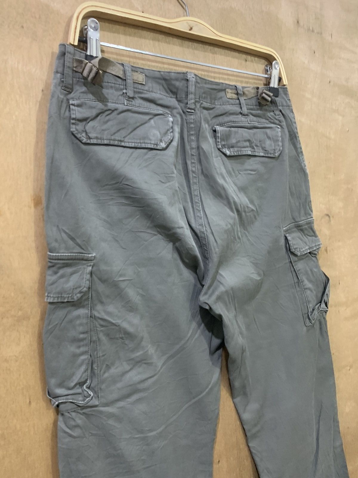 Japanese Brand × Seditionaries Double Knee Baggy Multipocket Tactical Utility Cargo Pant Size US 31 - 11 Thumbnail