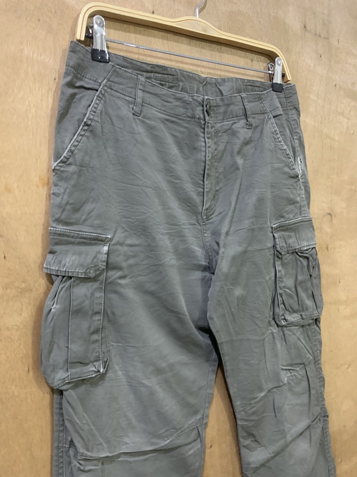 Japanese Brand × Seditionaries Double Knee Baggy Multipocket Tactical Utility Cargo Pant Size US 31 - 6 Thumbnail