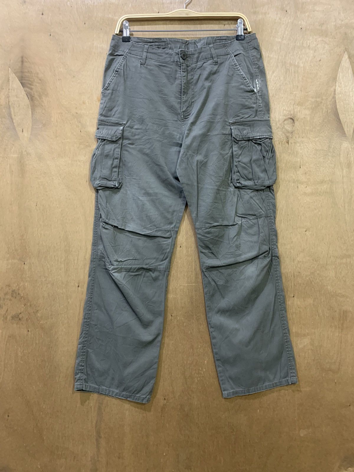 Japanese Brand × Seditionaries Double Knee Baggy Multipocket Tactical Utility Cargo Pant Size US 31 - 1 Thumbnail