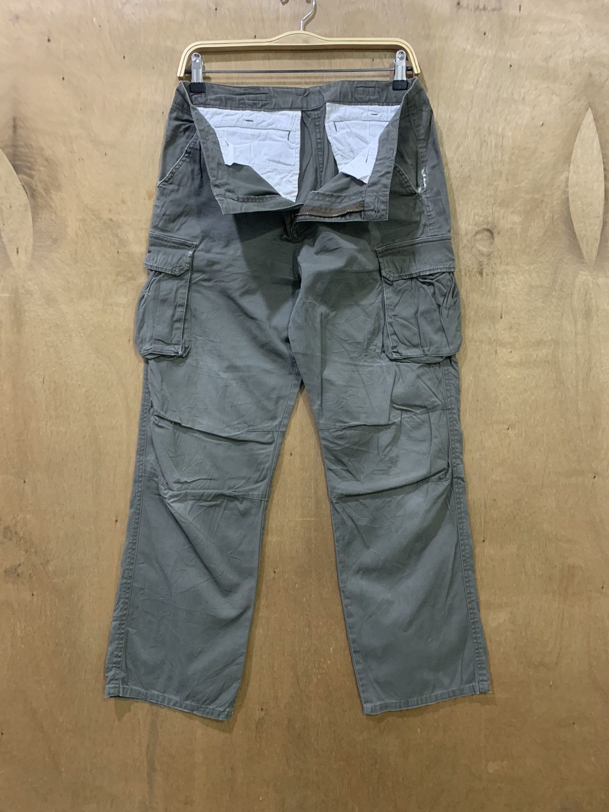 Japanese Brand × Seditionaries Double Knee Baggy Multipocket Tactical Utility Cargo Pant Size US 31 - 3 Thumbnail