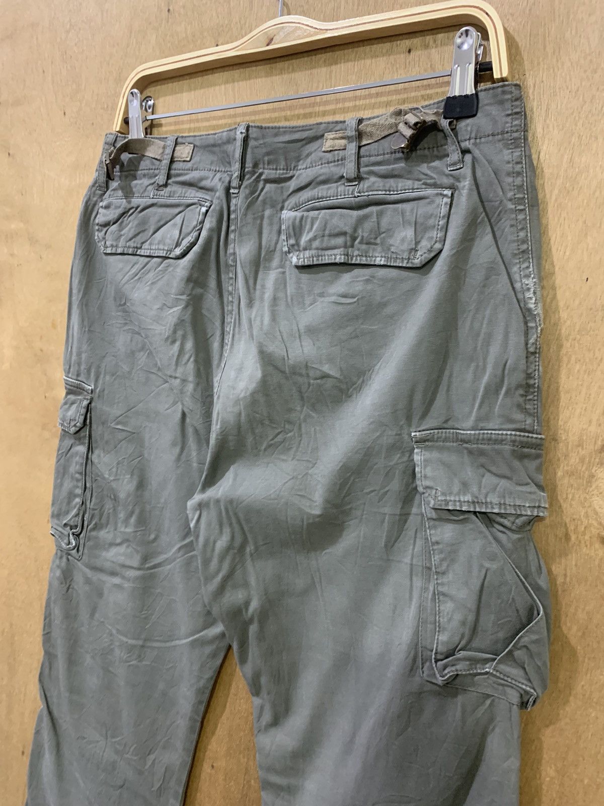 Japanese Brand × Seditionaries Double Knee Baggy Multipocket Tactical Utility Cargo Pant Size US 31 - 12 Thumbnail