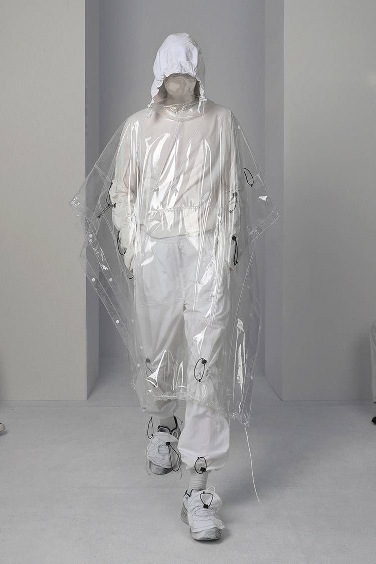 POST ARCHIVE FACTION (PAF) Clear PVC rain parka | Grailed