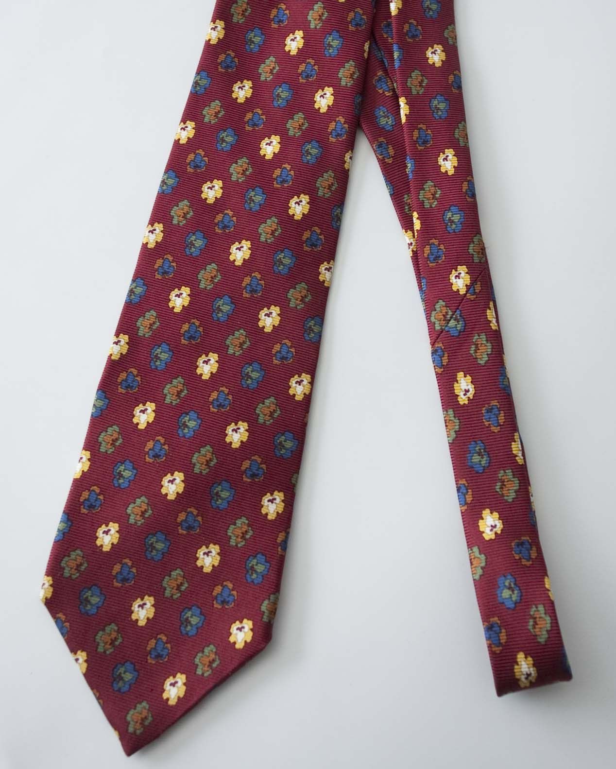 Hugo Boss Hugo Boss Tie Floral 100% Silk Made in Italy Size ONE SIZE - 2 Thumbnail