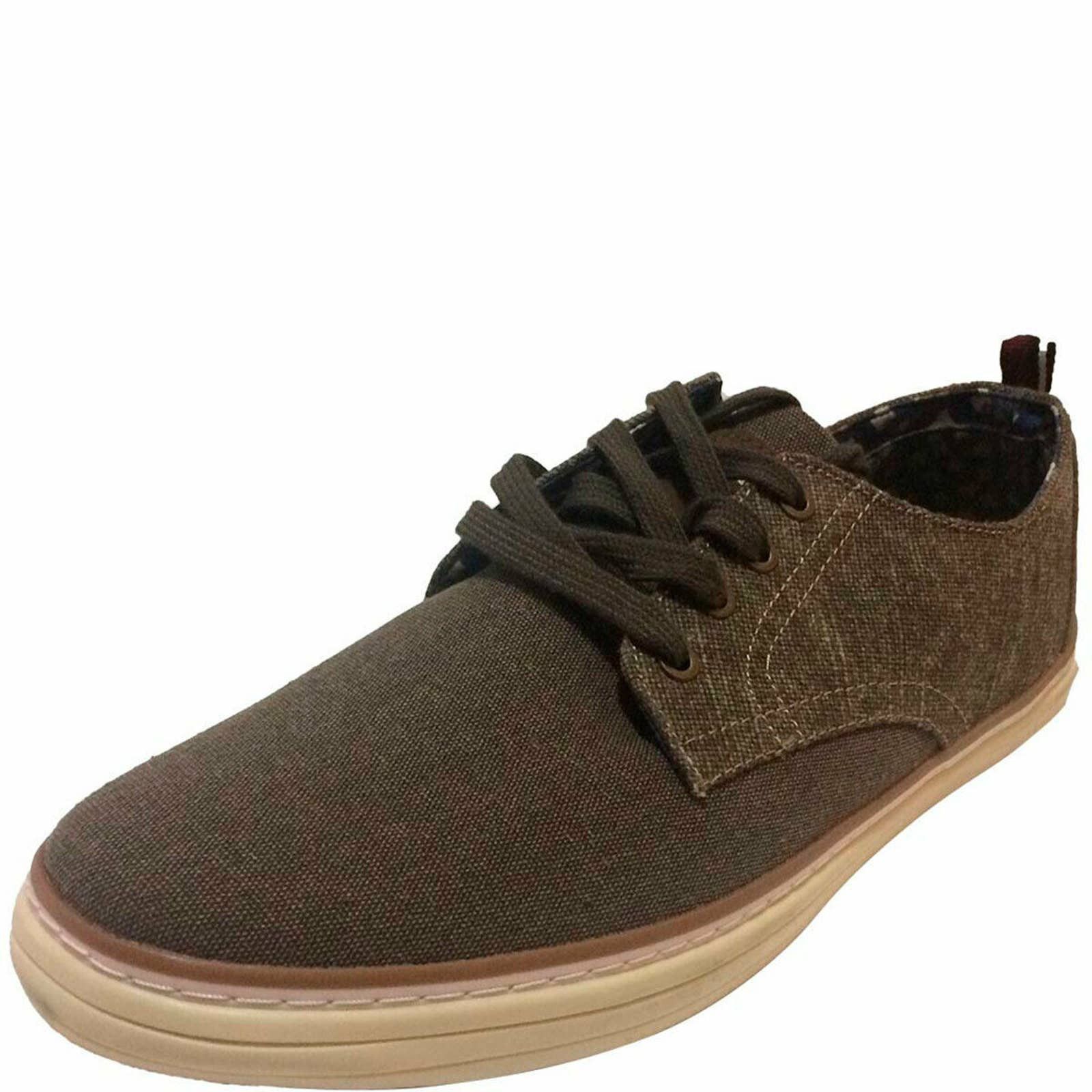 Ben Sherman Ben Sherman Mens Brahma Derby Low Top Canvas Sneakers Size US 13 / EU 46 - 1 Thumbnail