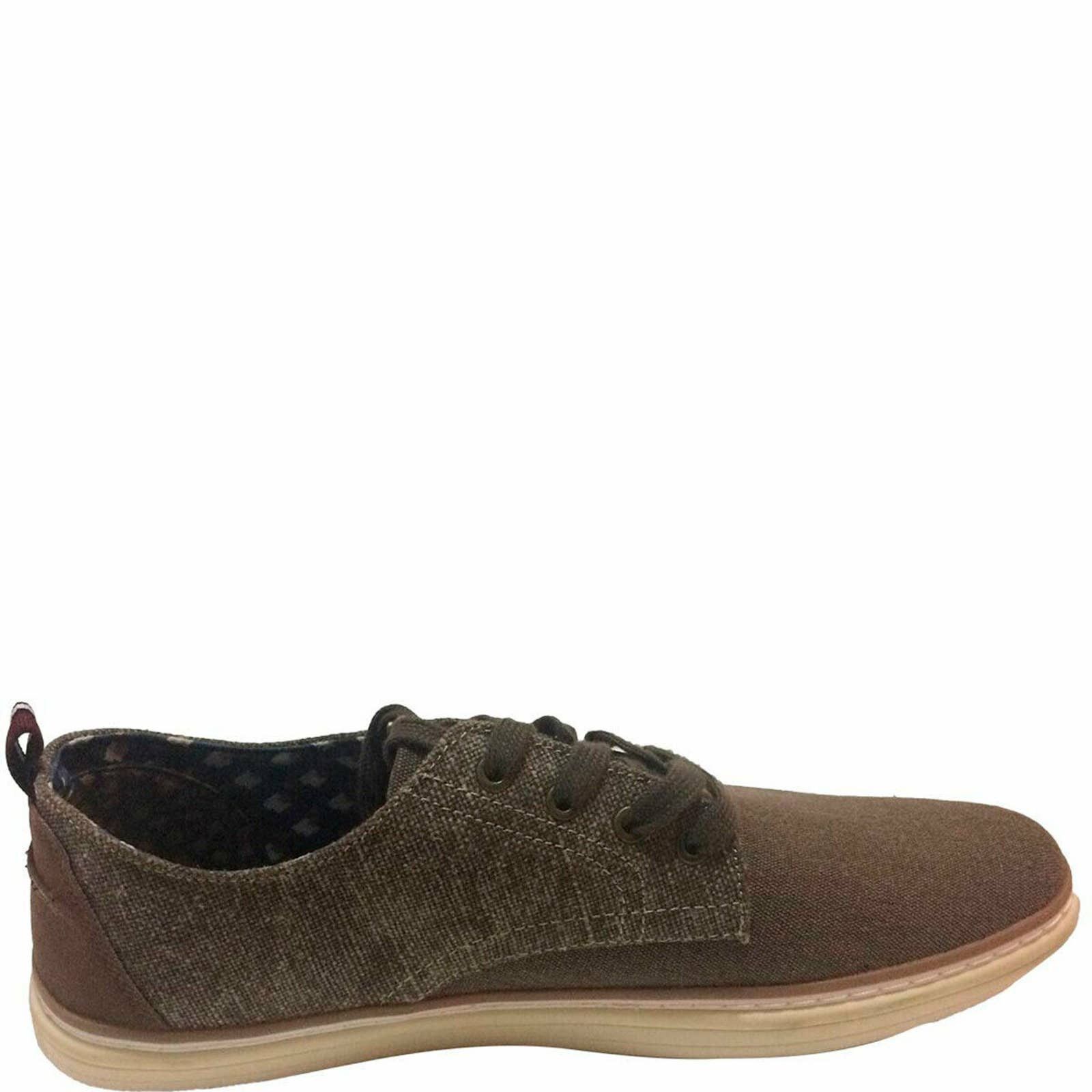 Ben Sherman Ben Sherman Mens Brahma Derby Low Top Canvas Sneakers Size US 13 / EU 46 - 4 Thumbnail