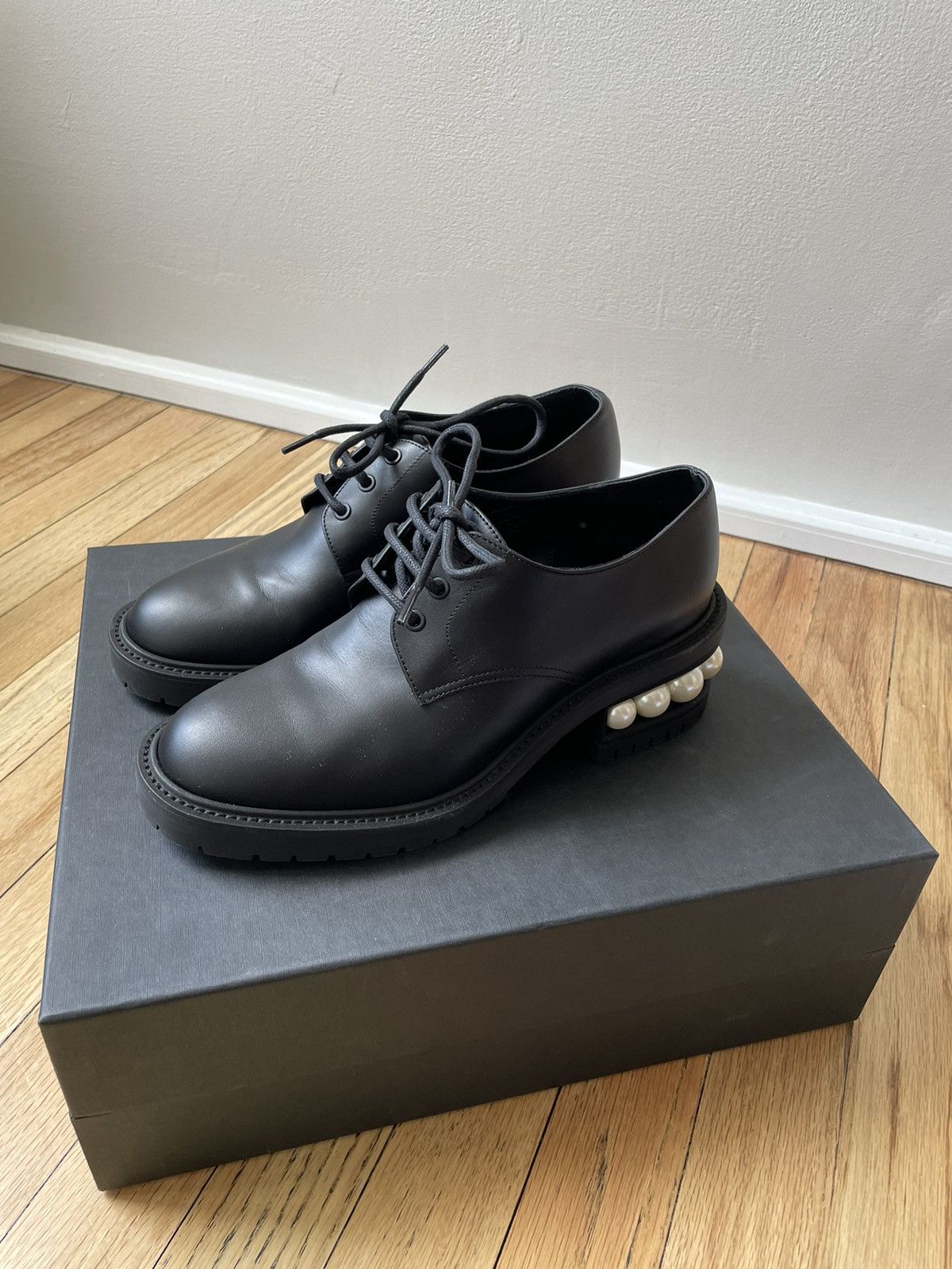 Nicholas Kirkwood Nicholas Kirkwood Casati Pearl Derby Shoes 35mm 