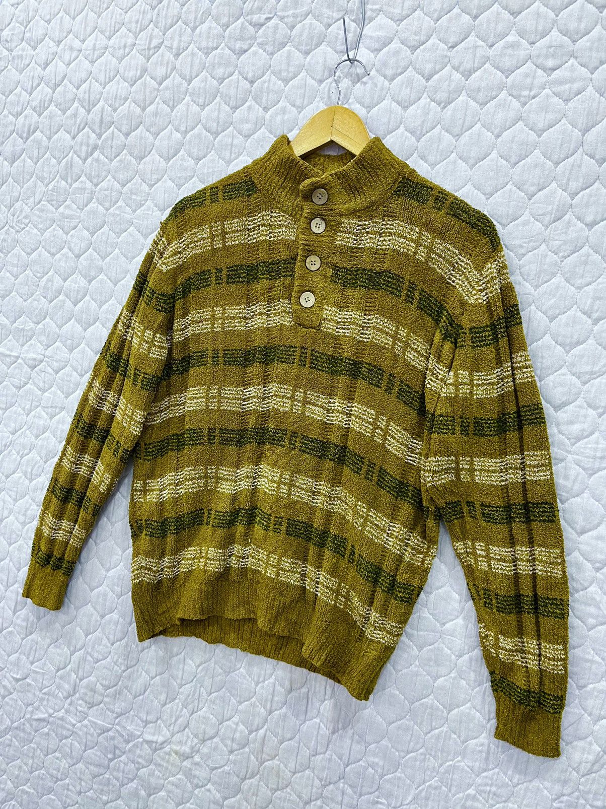 Kansai Yamamoto × Vintage R. VINTAGE KANSAI YAMAMOTO KNITWEAR SWEATSHIRT Size US M / EU 48-50 / 2 - 2 Thumbnail