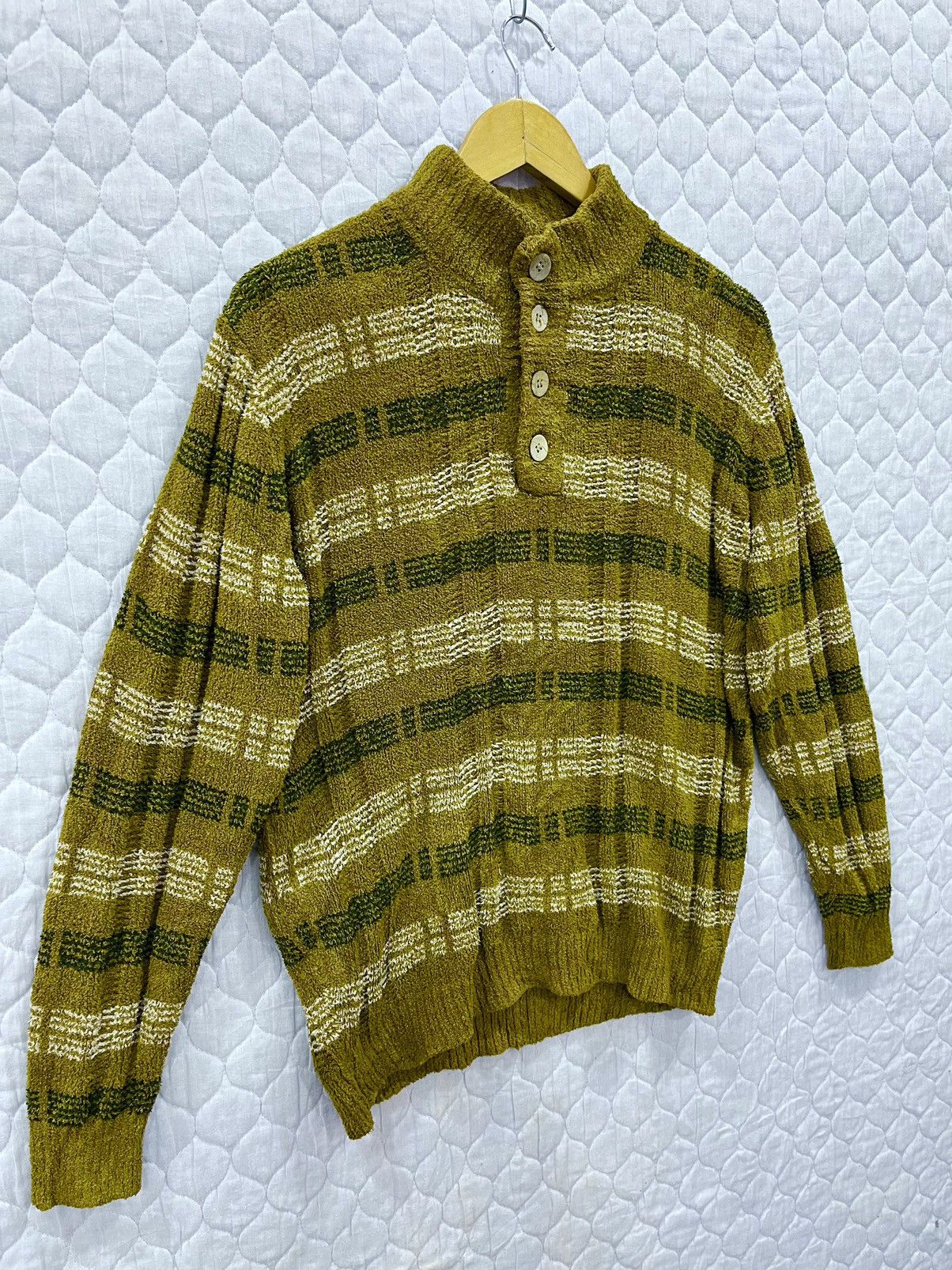 Kansai Yamamoto × Vintage R. VINTAGE KANSAI YAMAMOTO KNITWEAR SWEATSHIRT Size US M / EU 48-50 / 2 - 3 Thumbnail