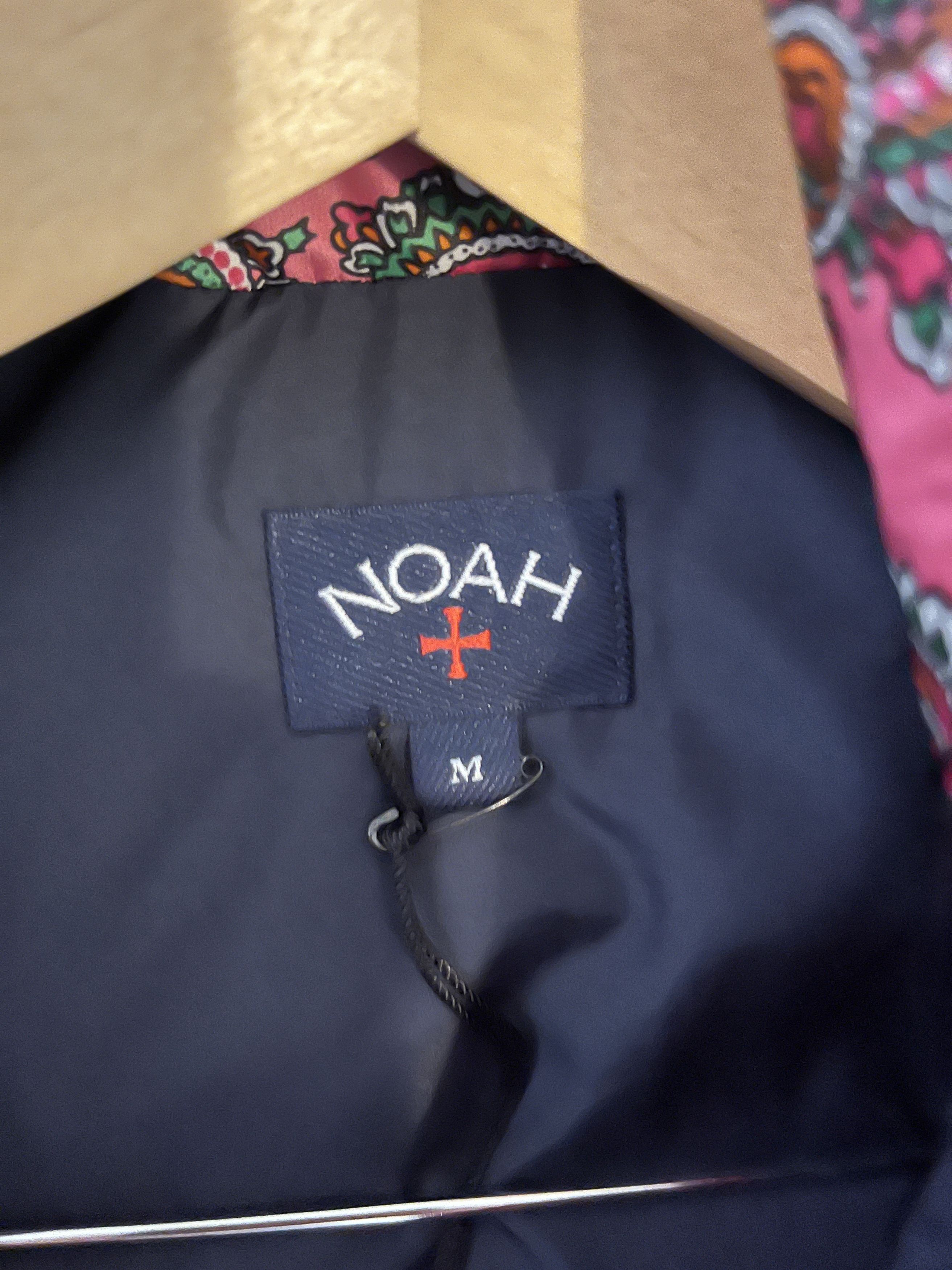 Noah Pink Noah Paisley Cashball Puffer Jacket Coat Size US M / EU 48-50 / 2 - 3 Thumbnail