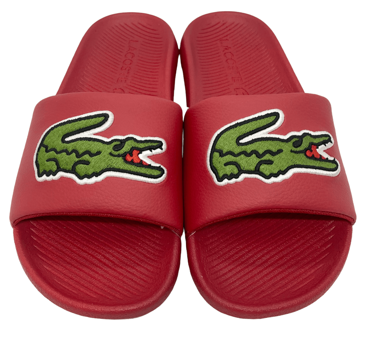 Lacoste Mens Crocodile Synthetic Slides 7-38CMA0072T2Q