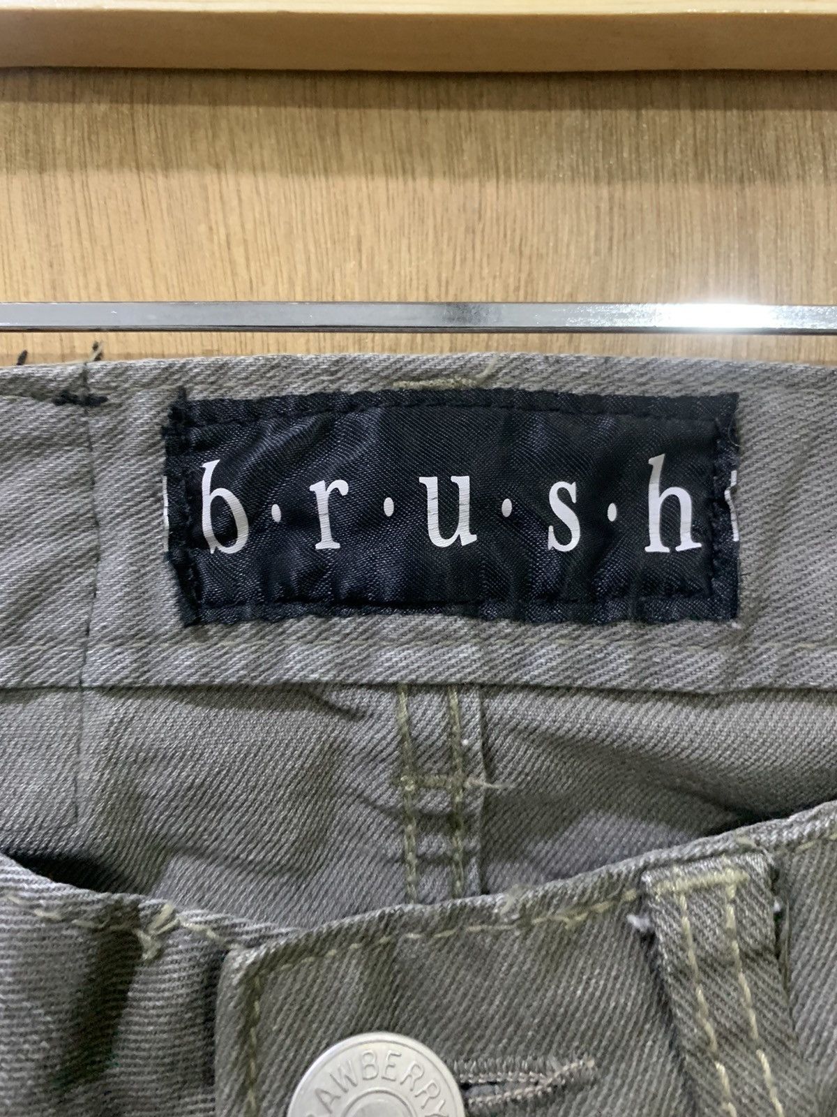 Japanese Brand BRUSH Rugged Swarovski Skinny Slimfit Disstressed Denim Jean Size US 27 - 10 Thumbnail