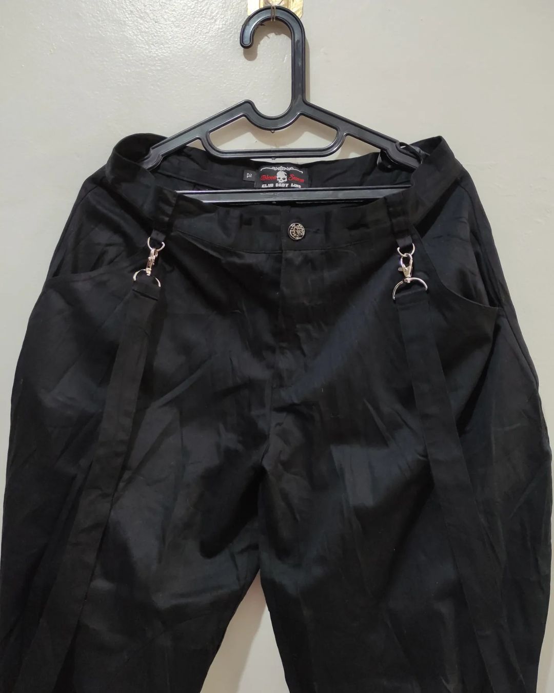 If Six Was Nine × Japanese Brand × Tornado Mart Blood Storm Suspender cargo Pants Size US 32 / EU 48 - 9 Thumbnail