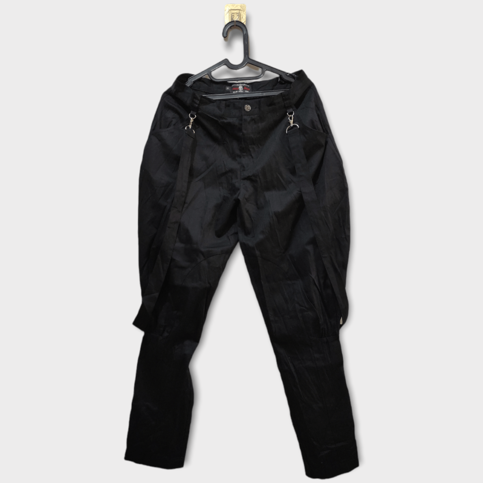 If Six Was Nine × Japanese Brand × Tornado Mart Blood Storm Suspender cargo Pants Size US 32 / EU 48 - 2 Thumbnail