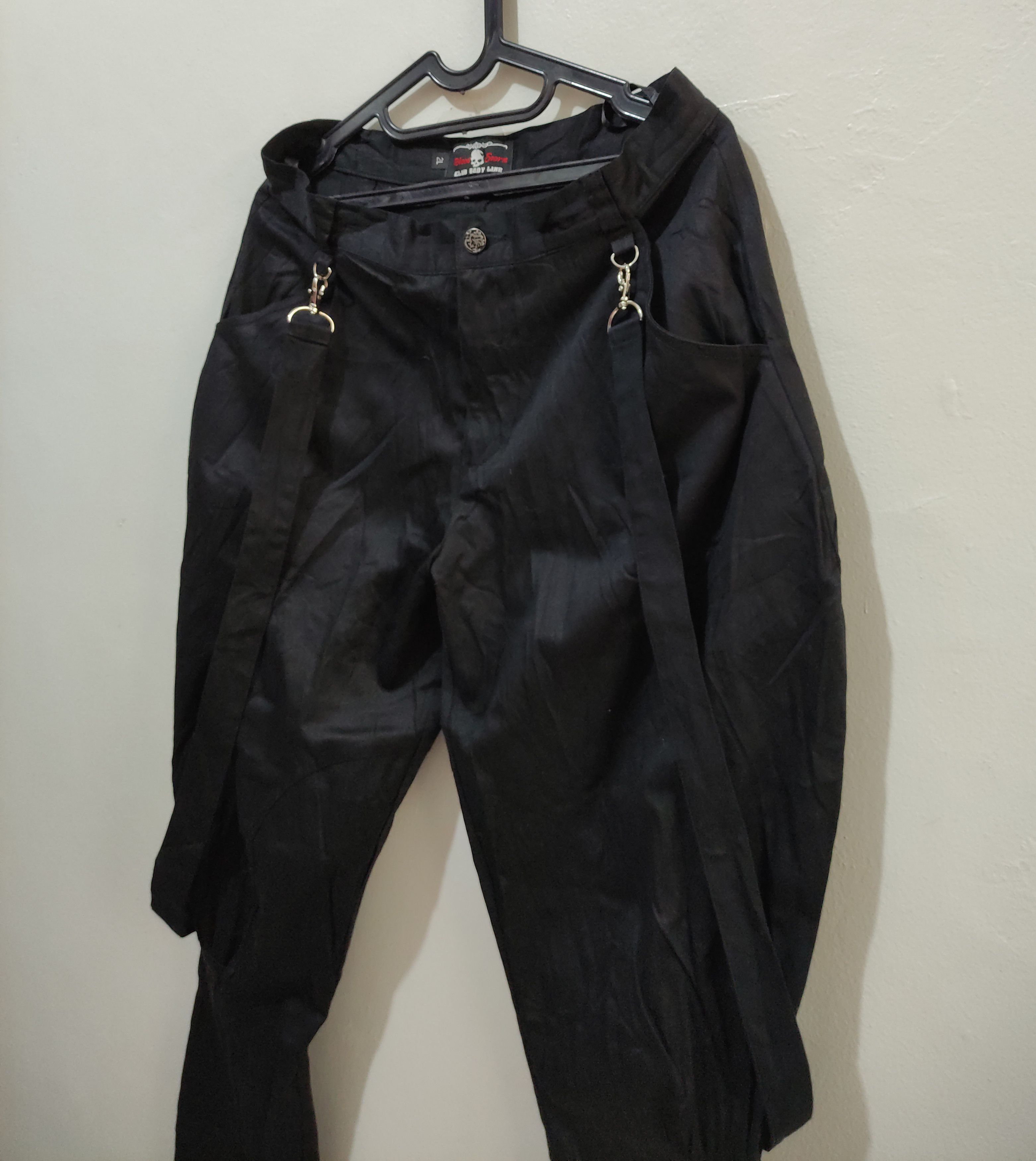 If Six Was Nine × Japanese Brand × Tornado Mart Blood Storm Suspender cargo Pants Size US 32 / EU 48 - 11 Thumbnail