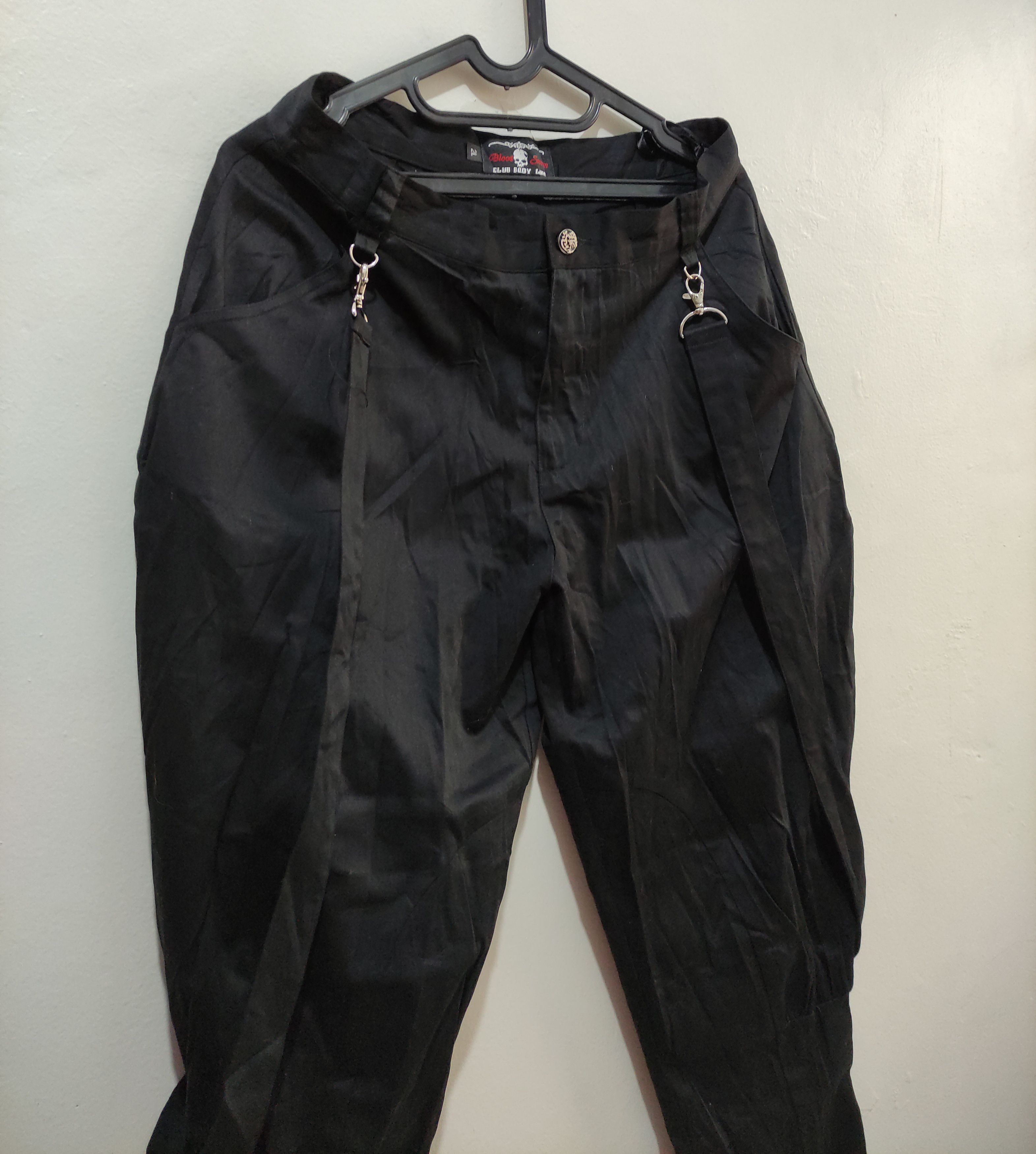 If Six Was Nine × Japanese Brand × Tornado Mart Blood Storm Suspender cargo Pants Size US 32 / EU 48 - 12 Thumbnail