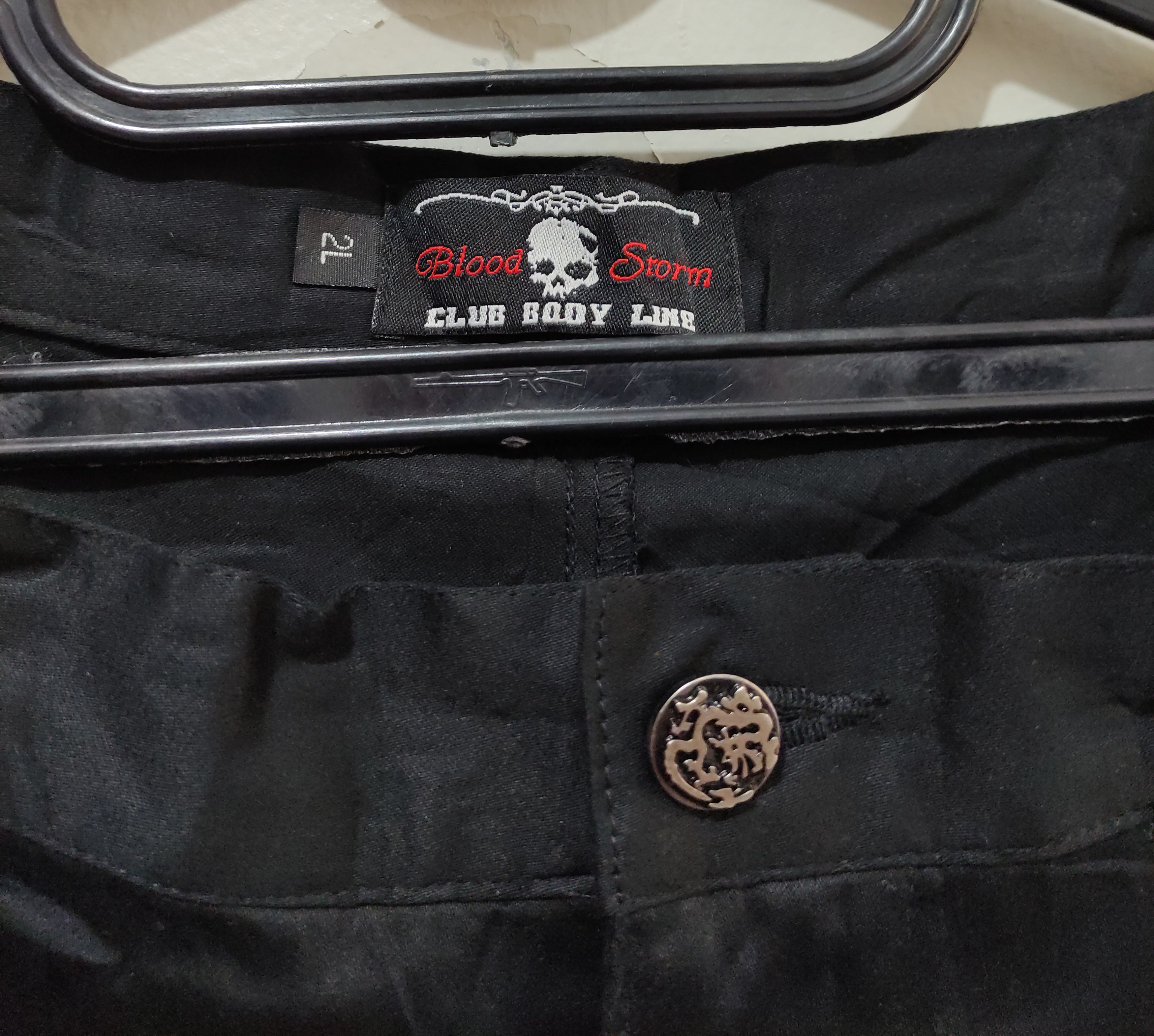 If Six Was Nine × Japanese Brand × Tornado Mart Blood Storm Suspender cargo Pants Size US 32 / EU 48 - 14 Thumbnail