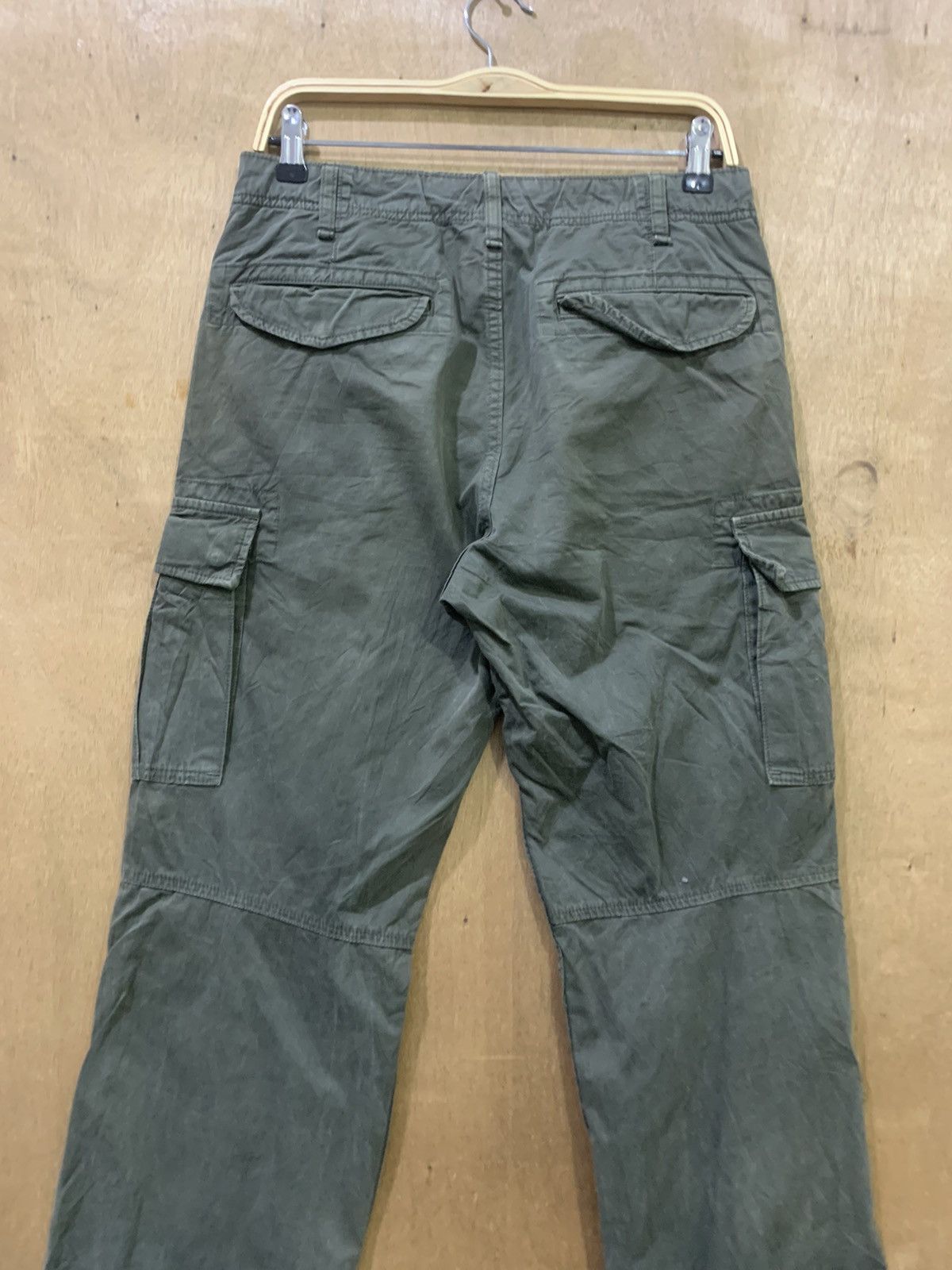 Japanese Brand × Uniqlo UNIQLO Pullover Drawstring DoubleKnee Multipocket Cargo Pant Size US 30 / EU 46 - 10 Thumbnail