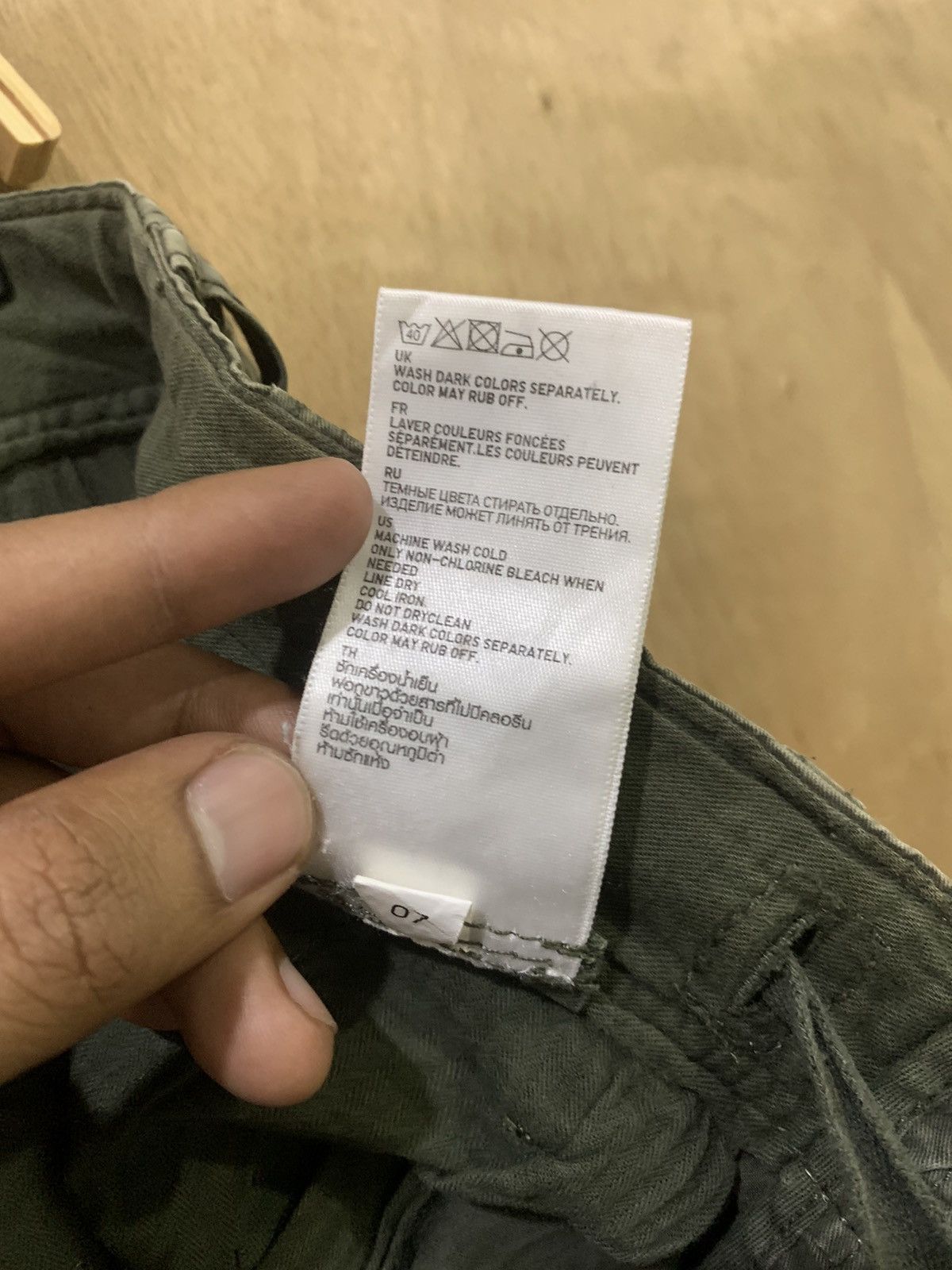 Japanese Brand × Uniqlo UNIQLO Pullover Drawstring DoubleKnee Multipocket Cargo Pant Size US 30 / EU 46 - 19 Thumbnail