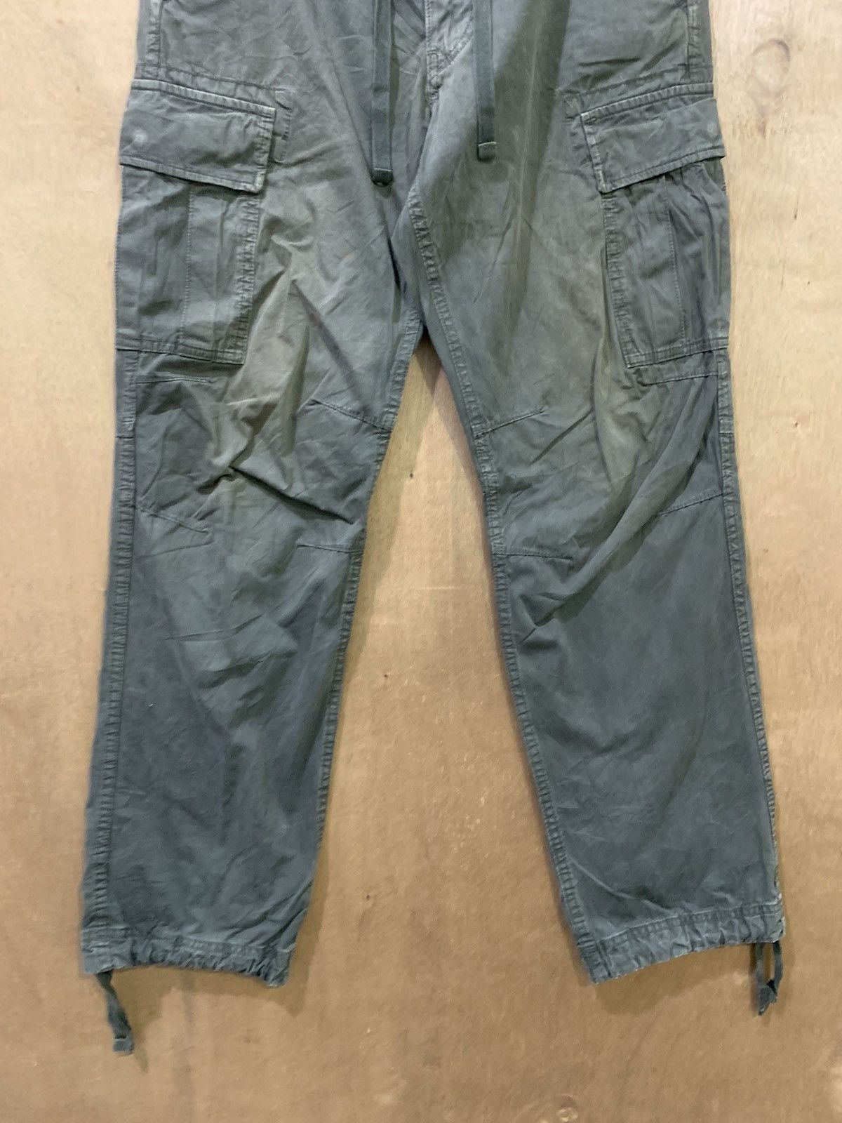 Japanese Brand × Uniqlo UNIQLO Pullover Drawstring DoubleKnee Multipocket Cargo Pant Size US 30 / EU 46 - 5 Thumbnail