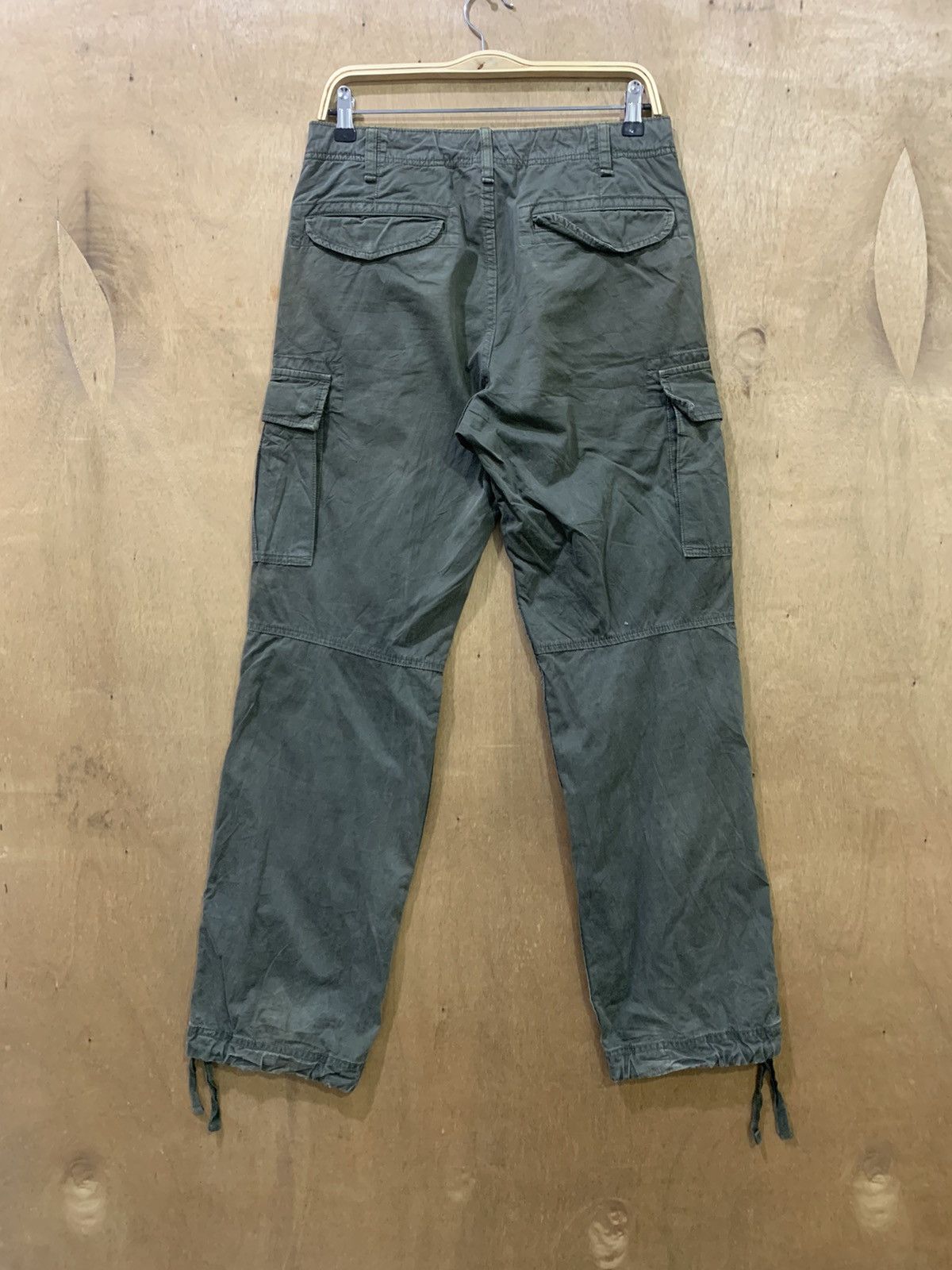 Japanese Brand × Uniqlo UNIQLO Pullover Drawstring DoubleKnee Multipocket Cargo Pant Size US 30 / EU 46 - 2 Thumbnail