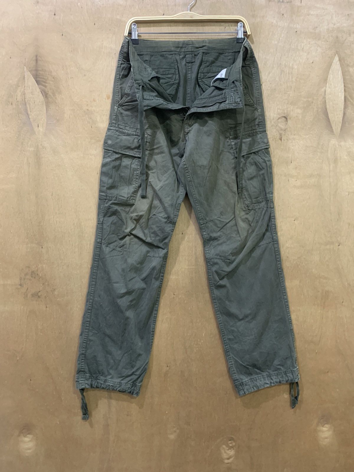 Japanese Brand × Uniqlo UNIQLO Pullover Drawstring DoubleKnee Multipocket Cargo Pant Size US 30 / EU 46 - 3 Thumbnail