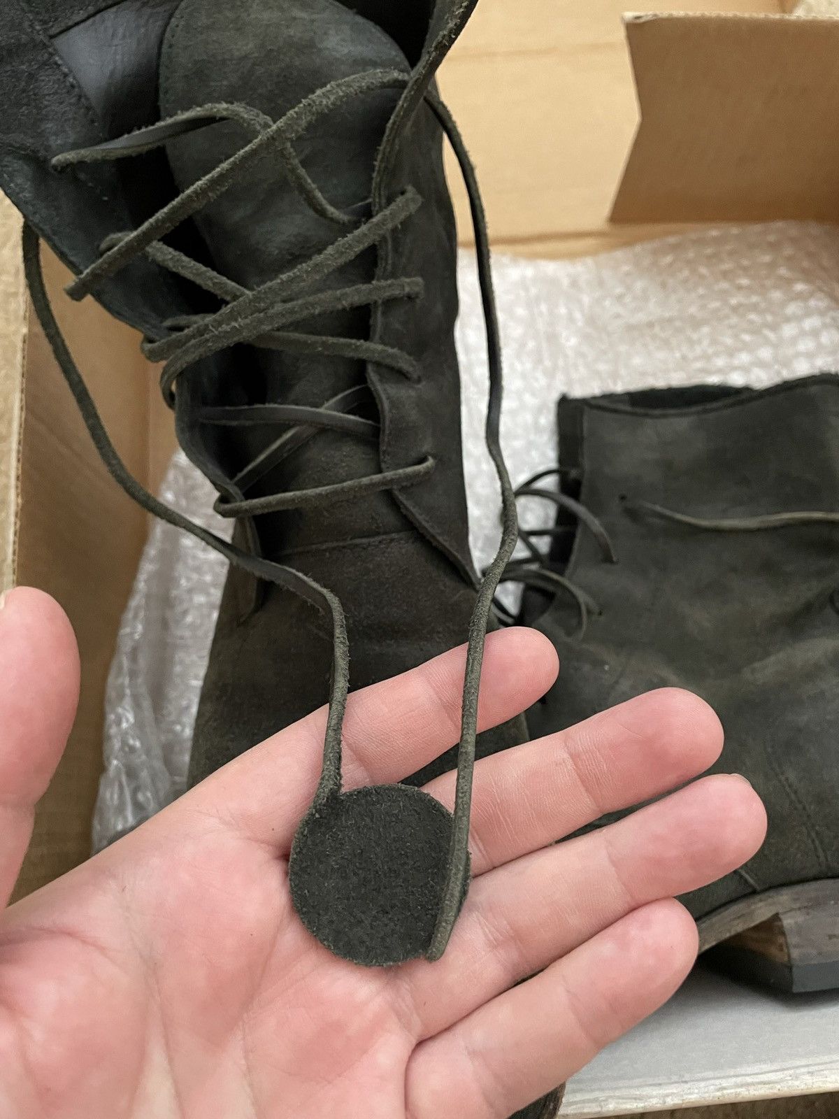 Carpe Diem × M_Moria × Maurizio Altieri Carpe Diem S23M Reverse Leather Boots Size US 10 / EU 43 - 2 Thumbnail