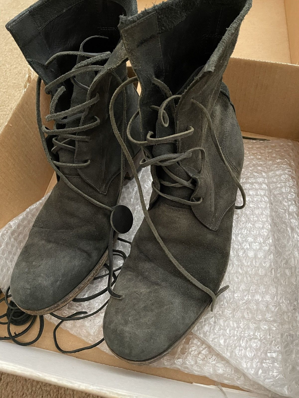 Carpe Diem × M_Moria × Maurizio Altieri Carpe Diem S23M Reverse Leather Boots Size US 10 / EU 43 - 4 Thumbnail