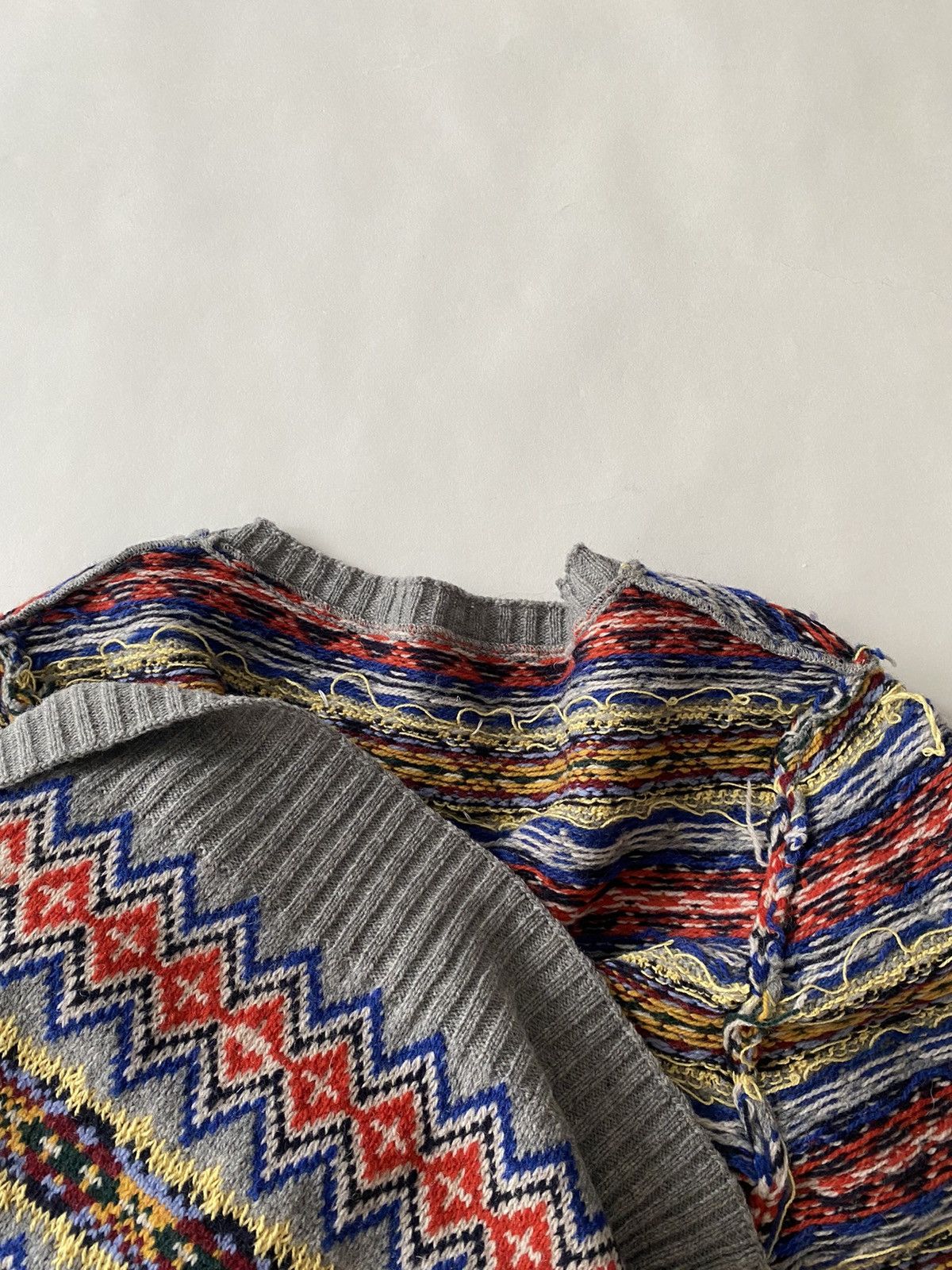 Maison Margiela Maison Margiela SS21 Sample BNWT Cropped Inside Out Sweater Size US S / EU 44-46 / 1 - 12 Thumbnail