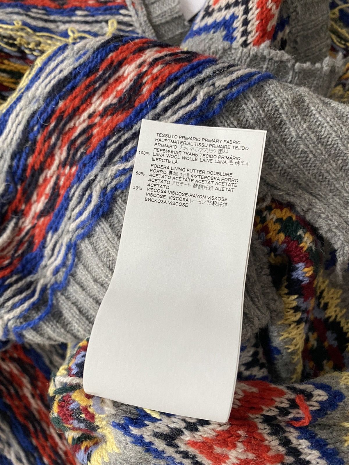 Maison Margiela Maison Margiela SS21 Sample BNWT Cropped Inside Out Sweater Size US S / EU 44-46 / 1 - 11 Thumbnail