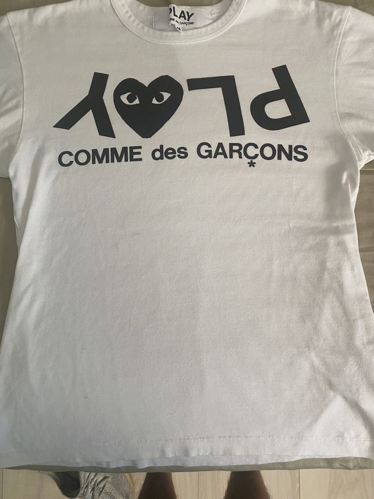 【CDG】 正規品★ 1986 Comme des Garcons T-Shirt White CDG: 1986 Été Staff Shirt (White) | DSMNY E-SHOP