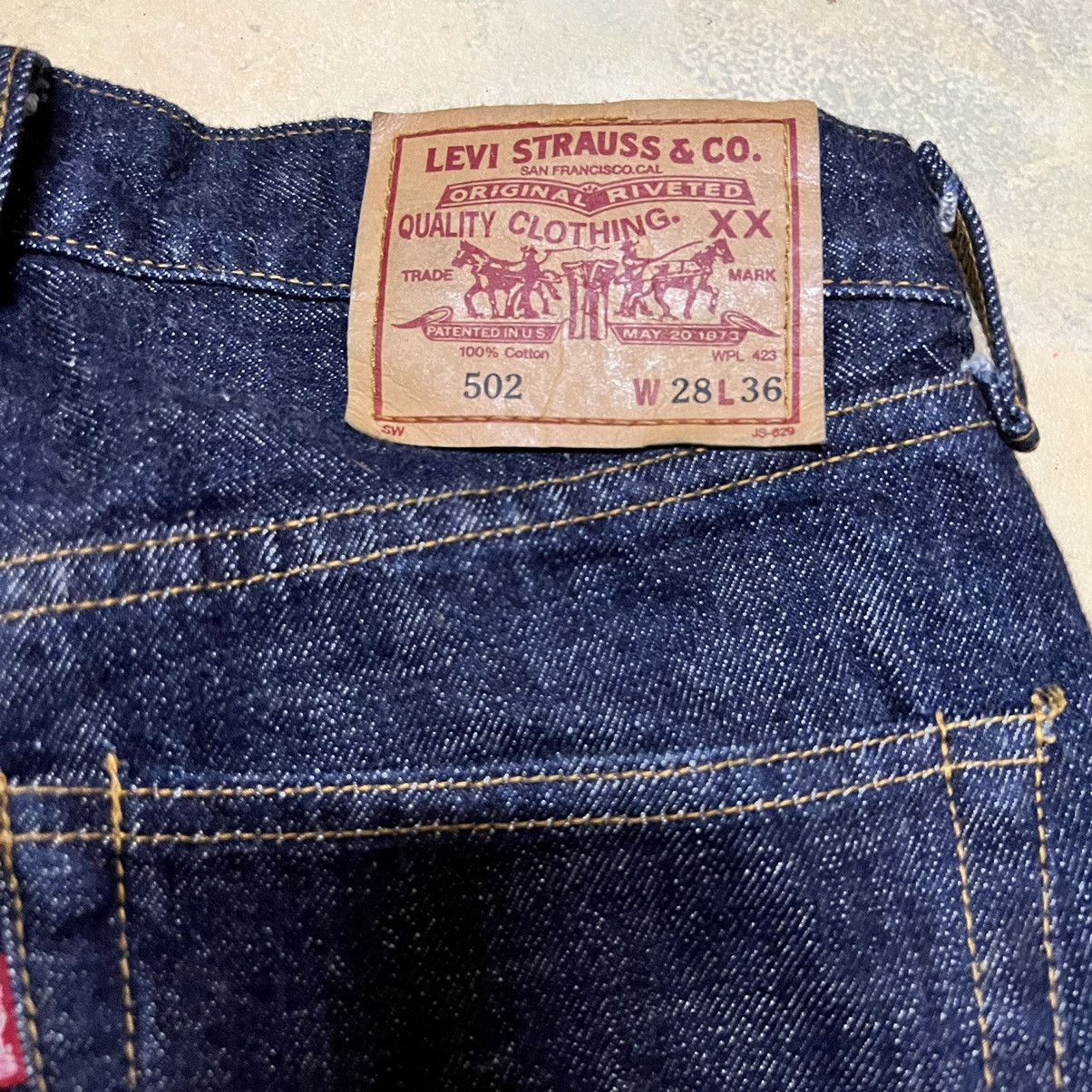 Levi's Vintage Levis 502 Selvedge Denim Jeans Size US 28 / EU 44 - 7 Thumbnail