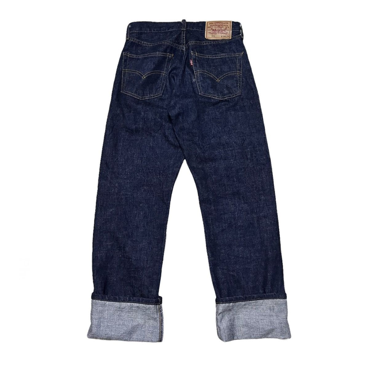 Levi's Vintage Levis 502 Selvedge Denim Jeans Size US 28 / EU 44 - 2 Thumbnail