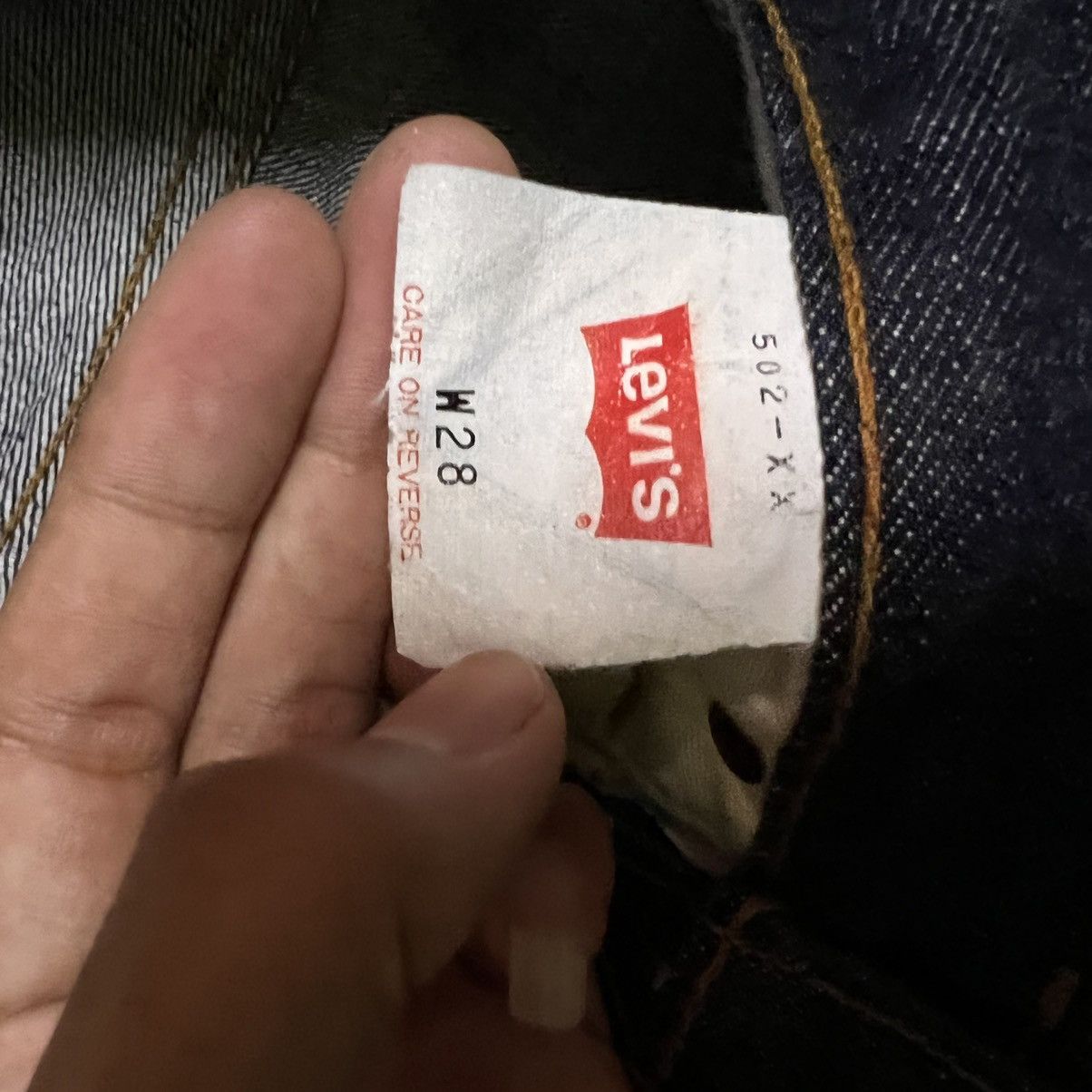 Levi's Vintage Levis 502 Selvedge Denim Jeans Size US 28 / EU 44 - 12 Thumbnail