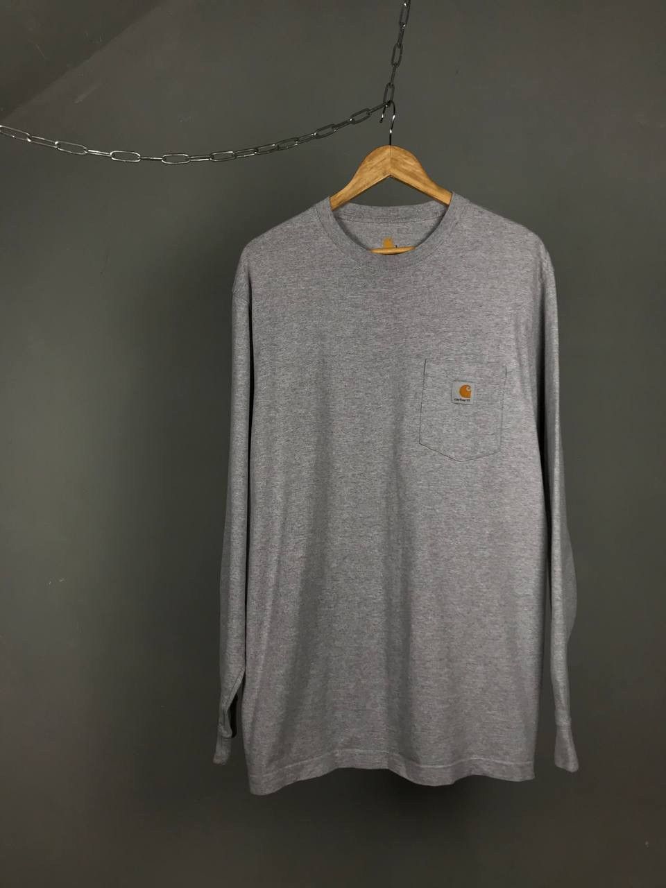 Carhartt Carhartt streetwear vintage patch gray longsleeve Size US L / EU 52-54 / 3 - 1 Thumbnail