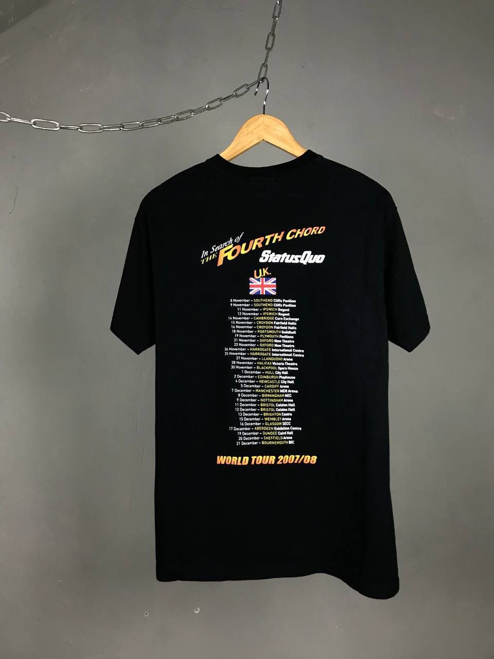 Band Tees Status Quo 2007 vintage rock band tour tee Size US M / EU 48-50 / 2 - 5 Thumbnail