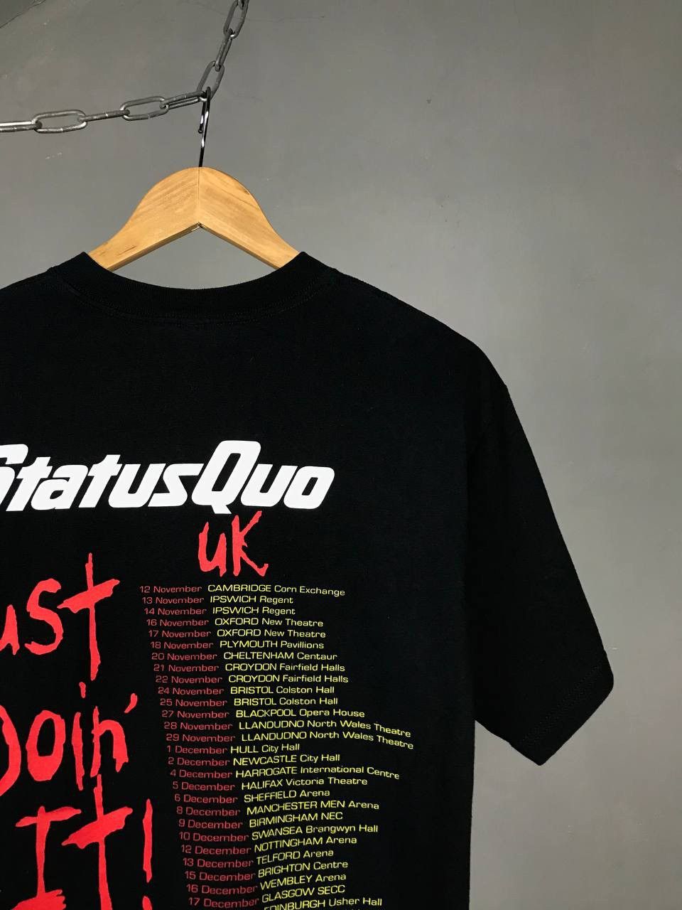 Band Tees Status Quo 2006 vintage rock band tour tee Size US M / EU 48-50 / 2 - 6 Thumbnail