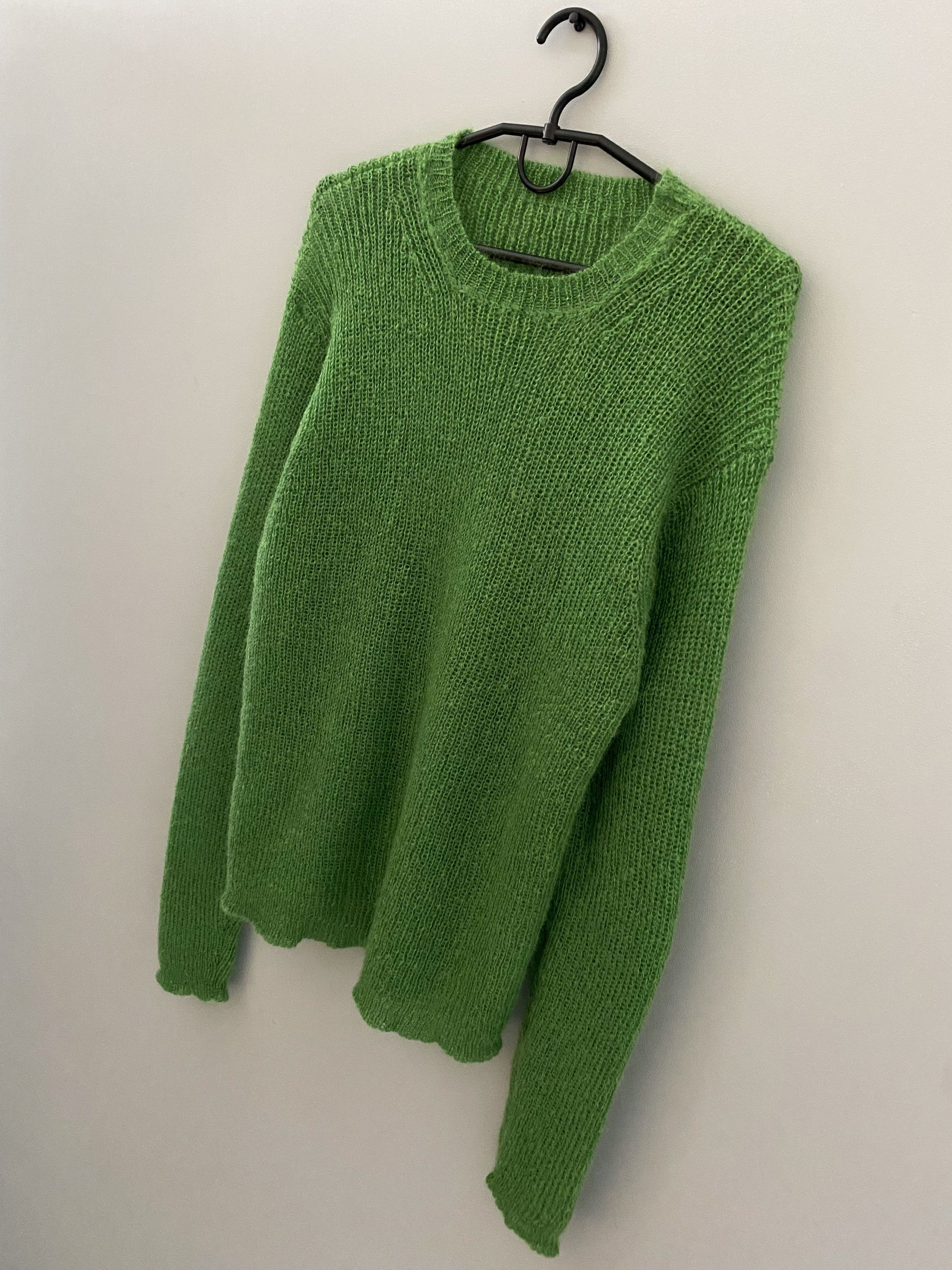 Japanese Brand × Vintage Mohair vintage Japanese Hand Knit Sweater Size US L / EU 52-54 / 3 - 2 Thumbnail