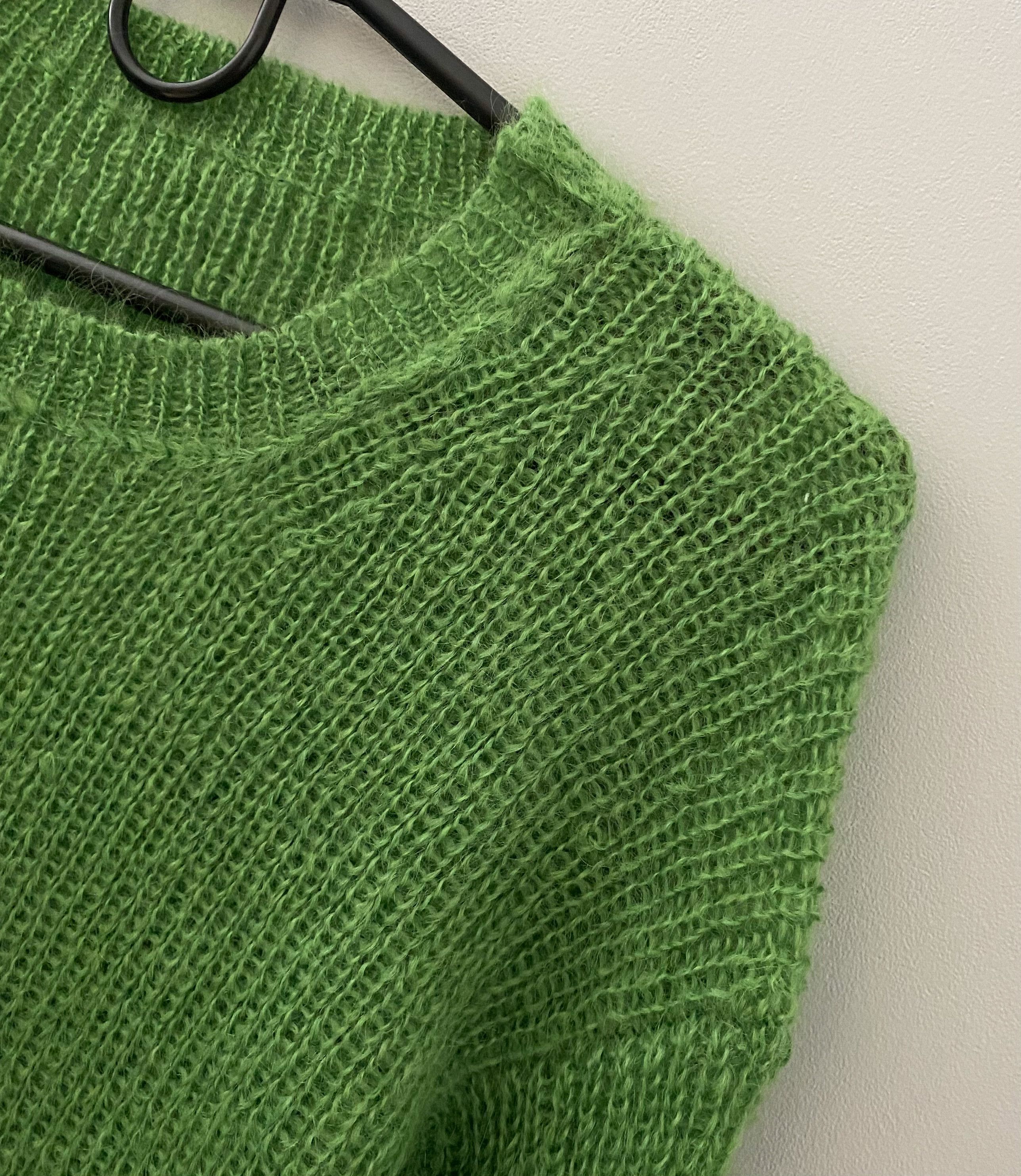 Japanese Brand × Vintage Mohair vintage Japanese Hand Knit Sweater Size US L / EU 52-54 / 3 - 5 Thumbnail