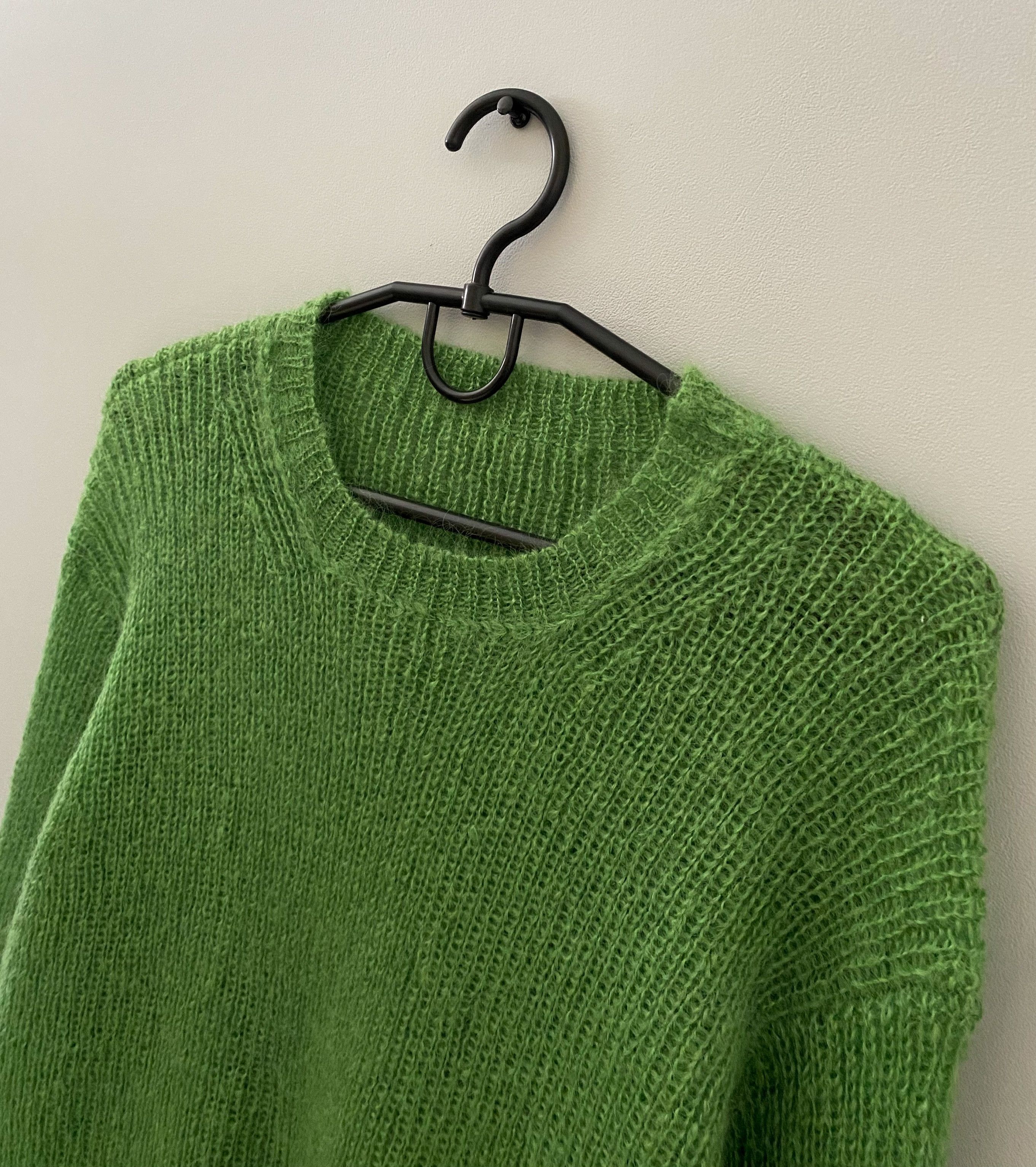 Japanese Brand × Vintage Mohair vintage Japanese Hand Knit Sweater Size US L / EU 52-54 / 3 - 3 Thumbnail