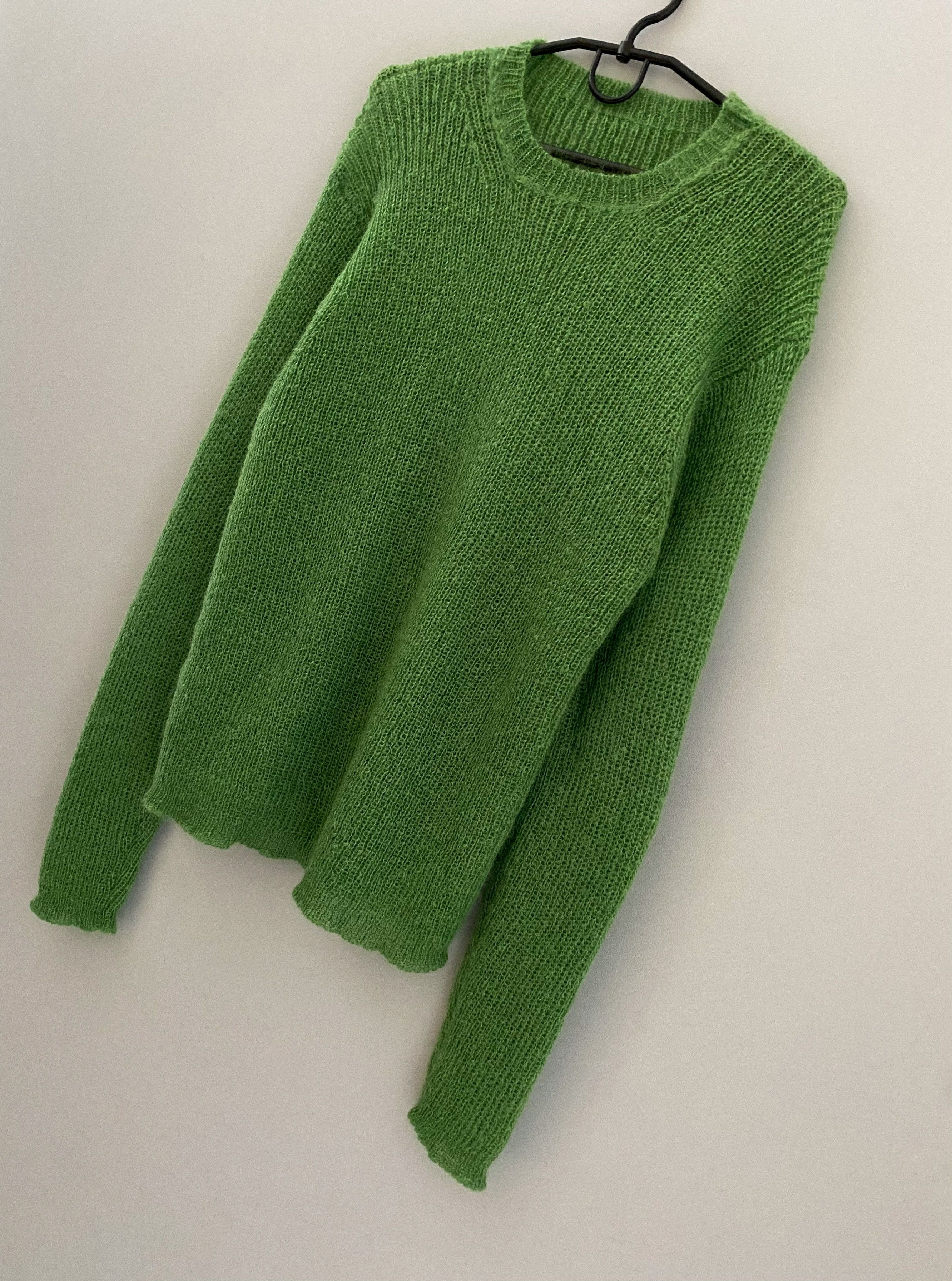 Japanese Brand × Vintage Mohair vintage Japanese Hand Knit Sweater Size US L / EU 52-54 / 3 - 4 Thumbnail