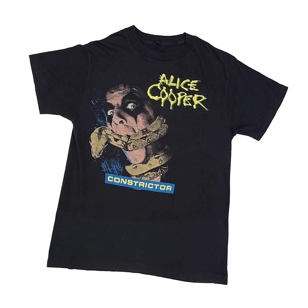 Vintage Alice Cooper 86 87 80s Constrictor Tour USA Vintage Tee | Grailed