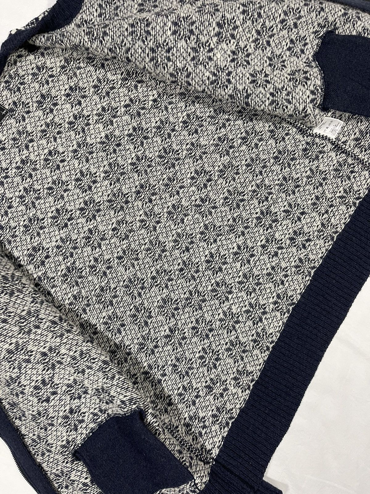 Number (N)ine FW08 “My Own Private Portland” wool knit snowflake cardigan Size US L / EU 52-54 / 3 - 4 Thumbnail
