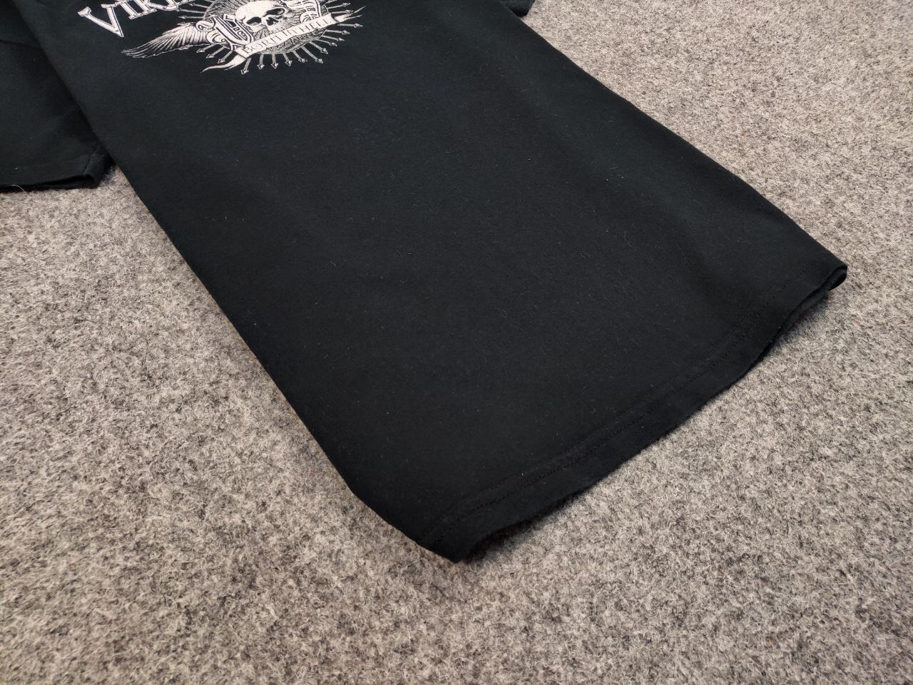 Vintage Viking Skull Vintage T - Shirt Born In Hell Europe 2006 Tee Size US M / EU 48-50 / 2 - 7 Thumbnail